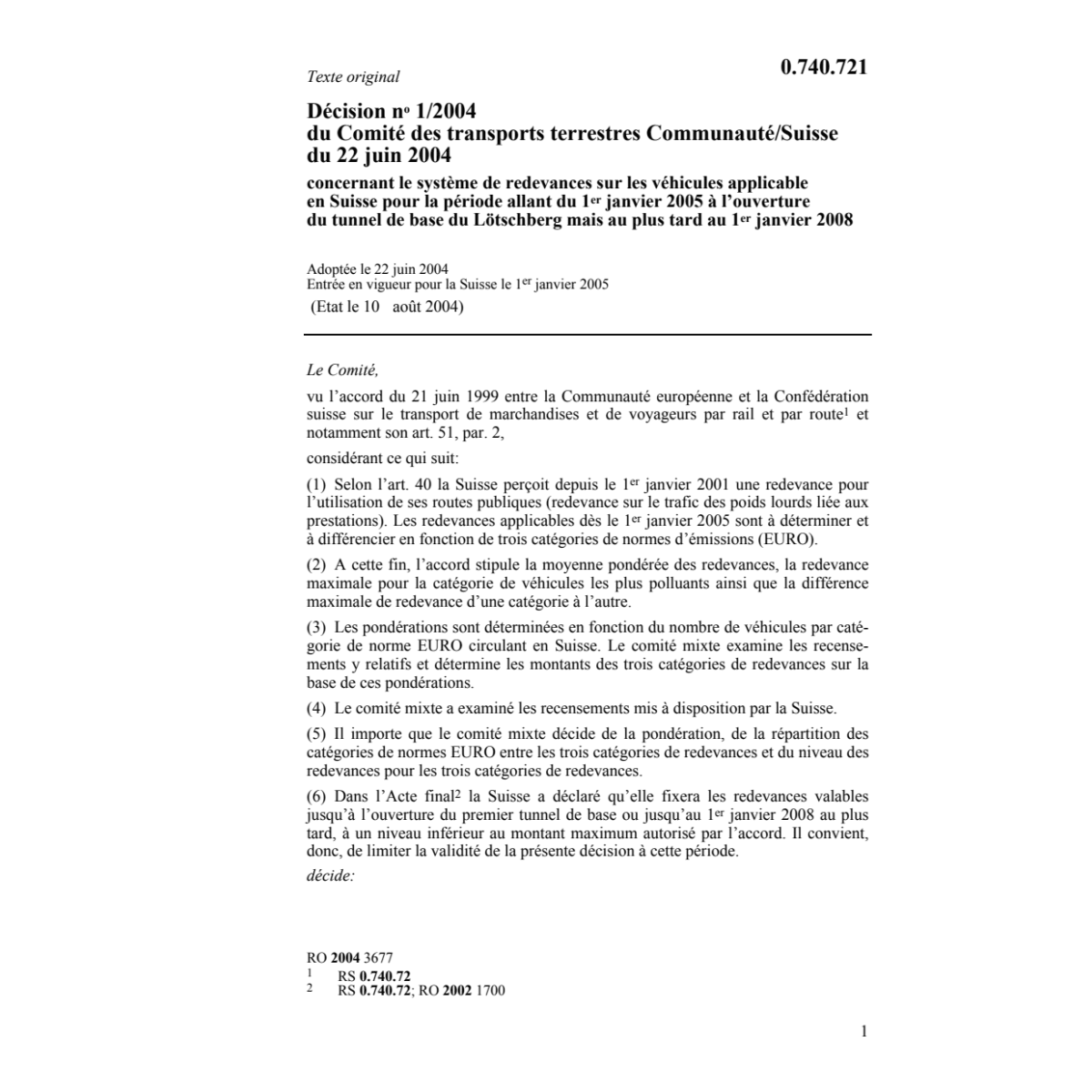 Syst redevances véhicules applicable Déc