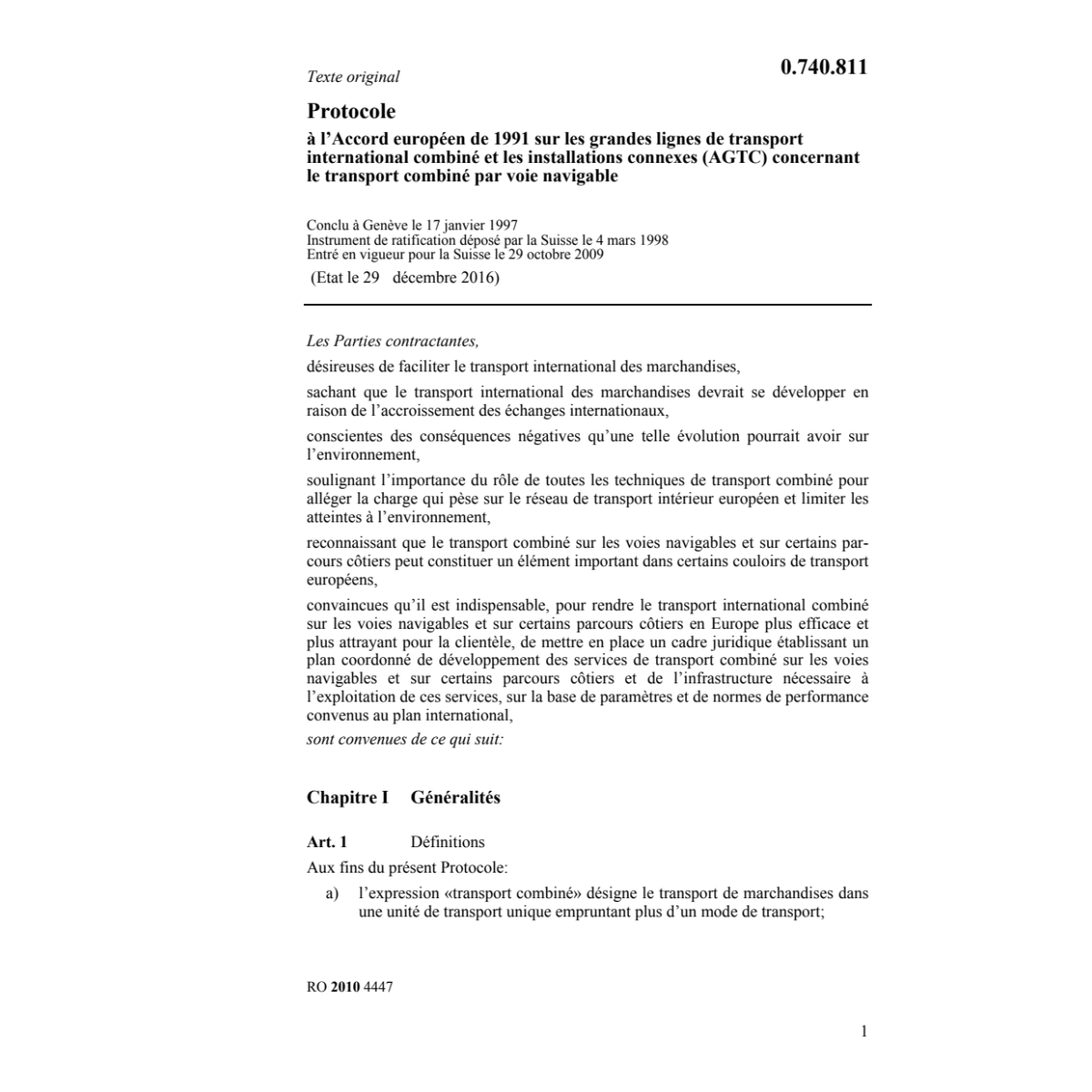 Prot Combiné installations AGTC