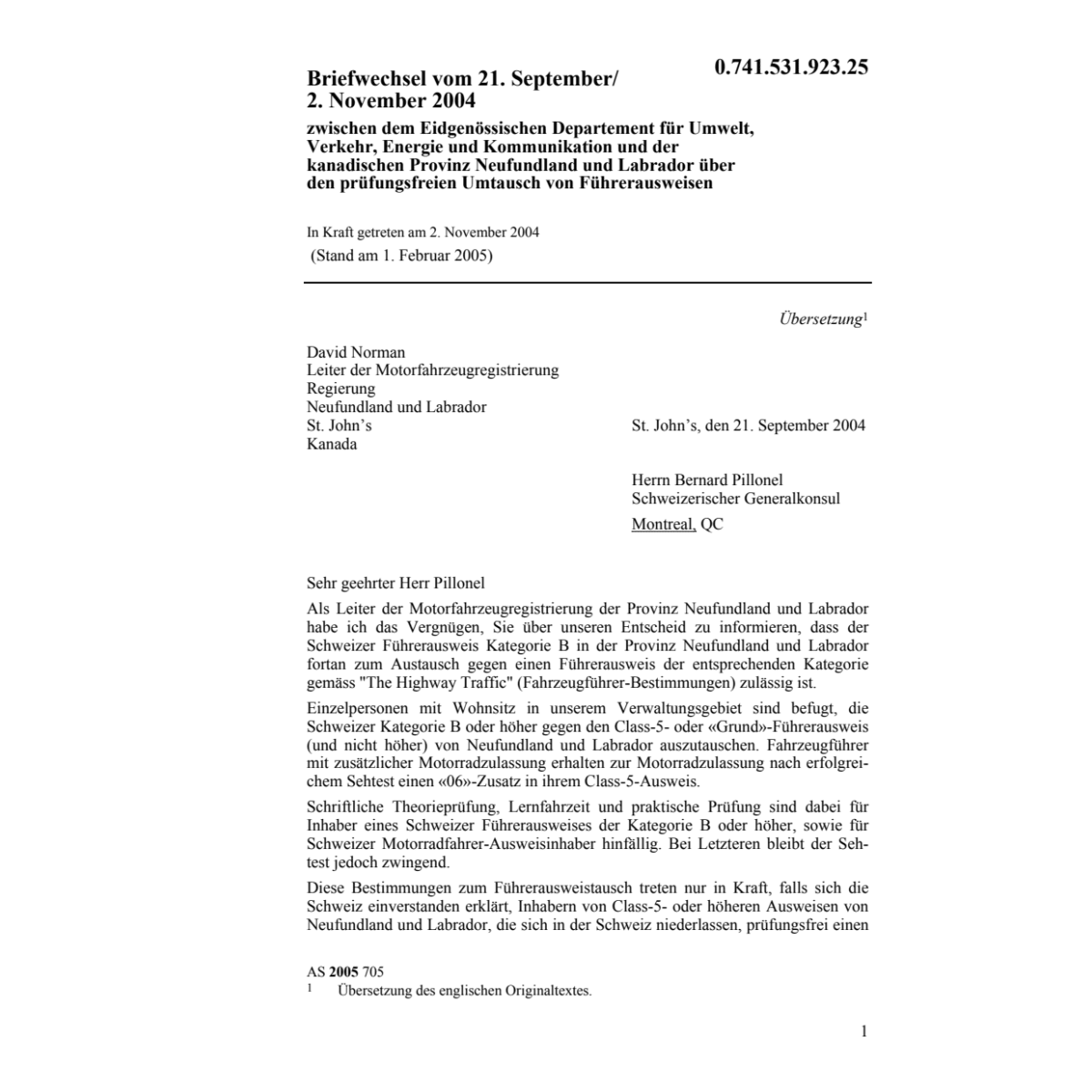 Briefw. UVEK-Labrador Führerausweisen