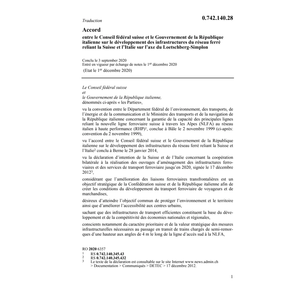 Ac. 3.9.20 CFS Gouv. Rép. italienne