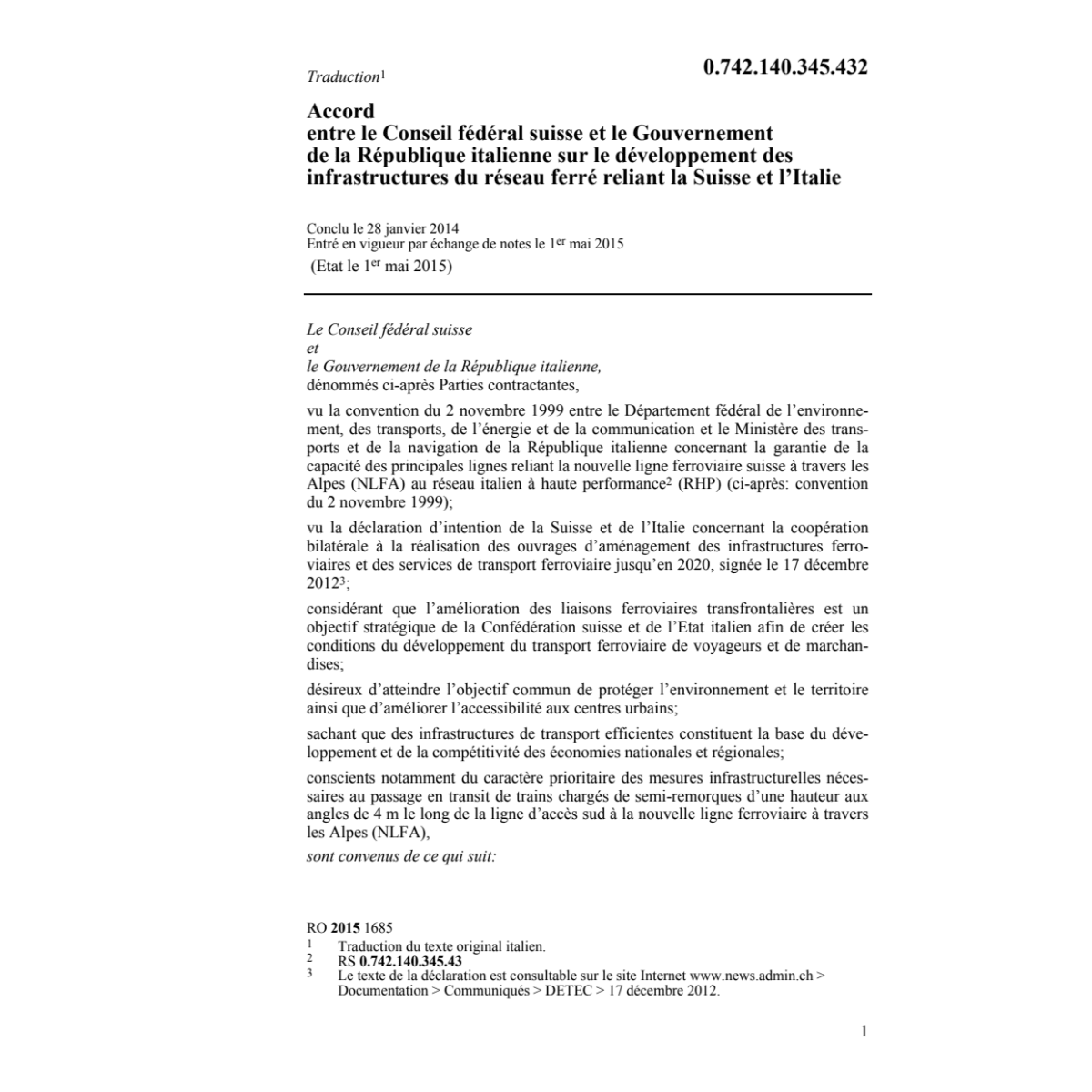Acc. CH-I infrastructures réseau ferré