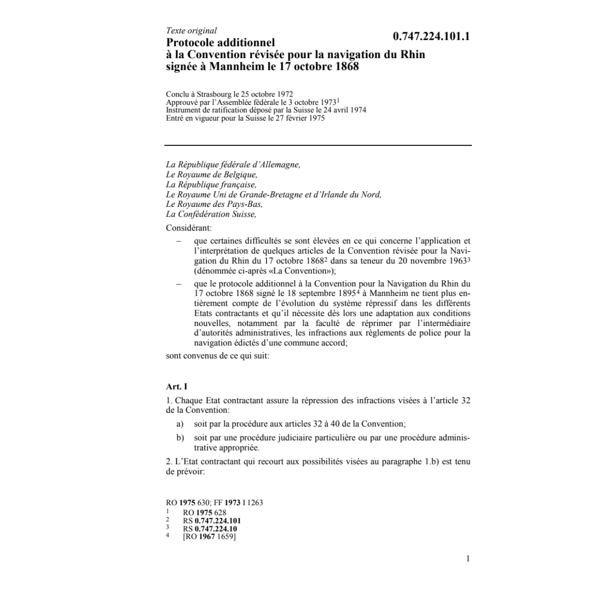 Protocole additionnel à la Convention ré