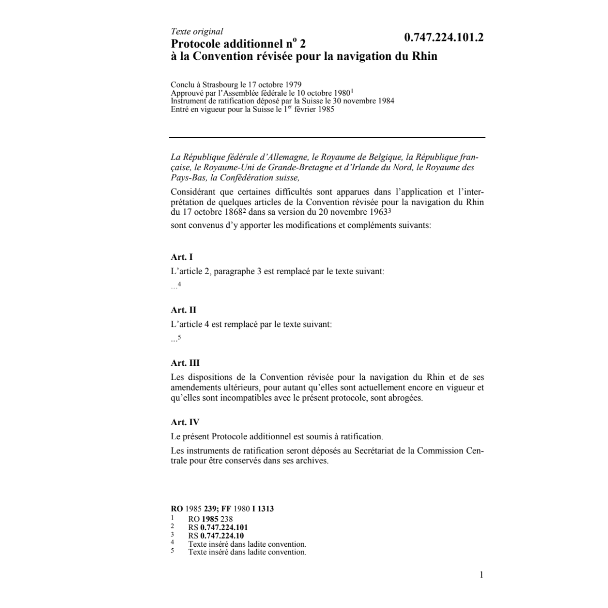 Protocole additionnel no 2 à la Conventi