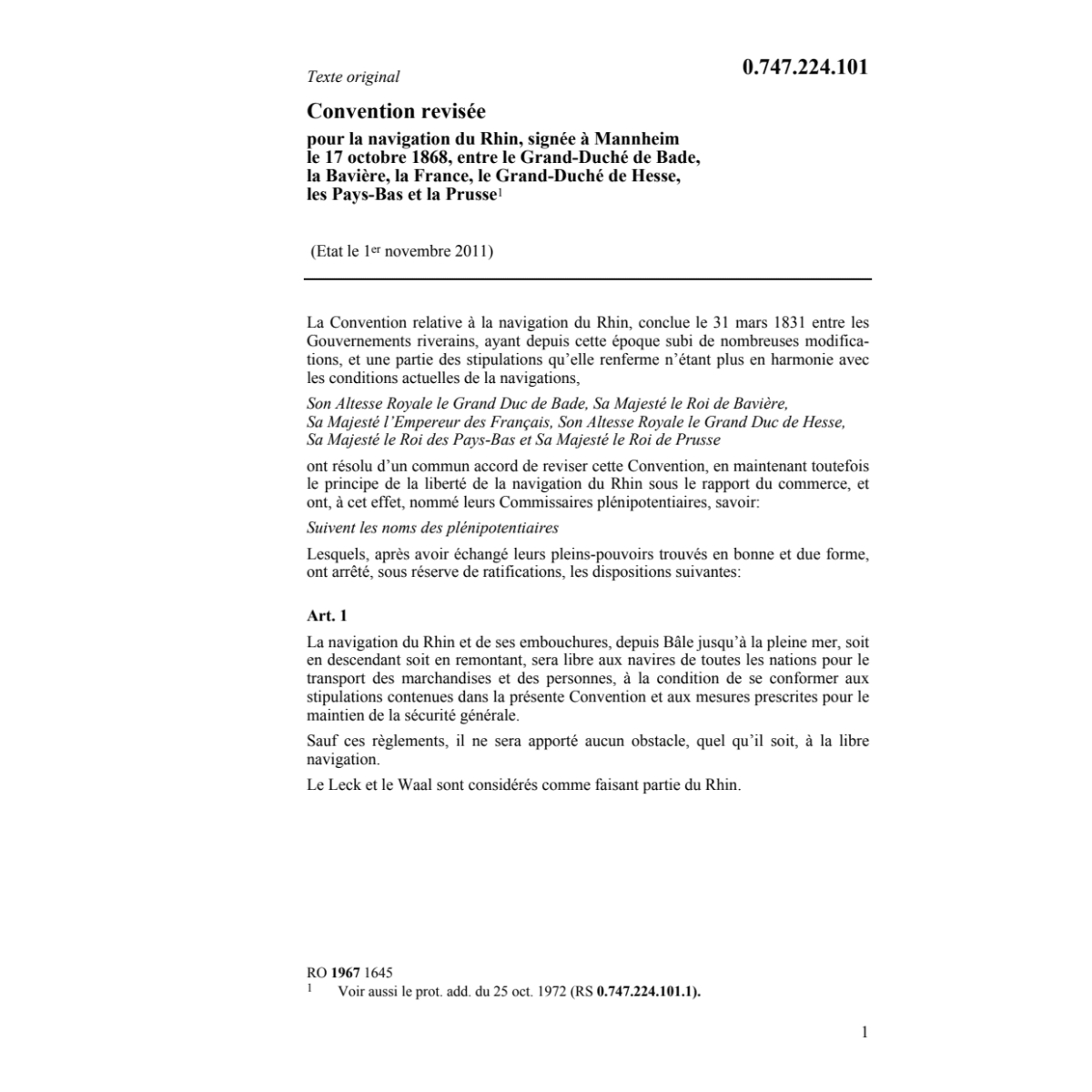 Convention revisée
