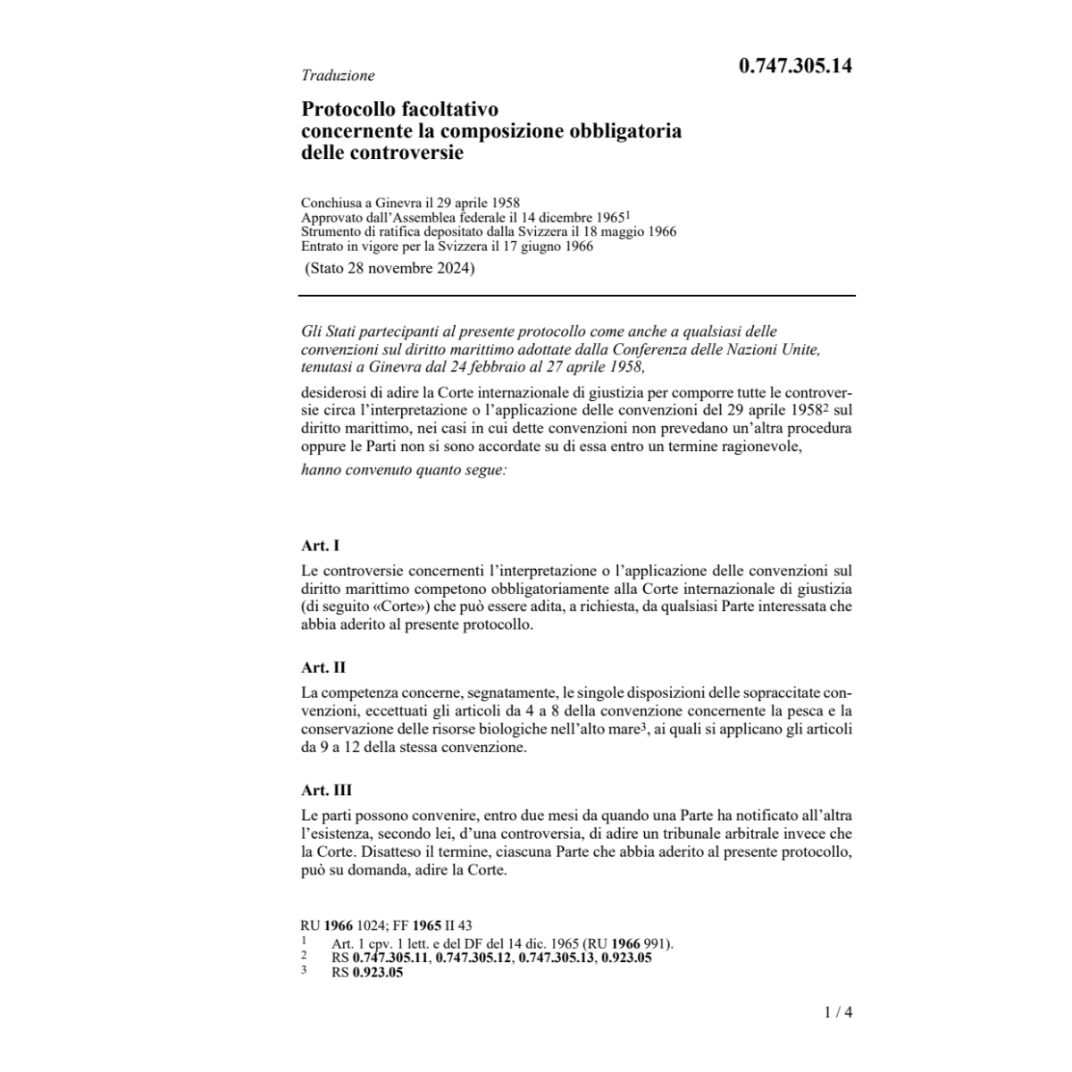 Protocollo facoltativo concernente