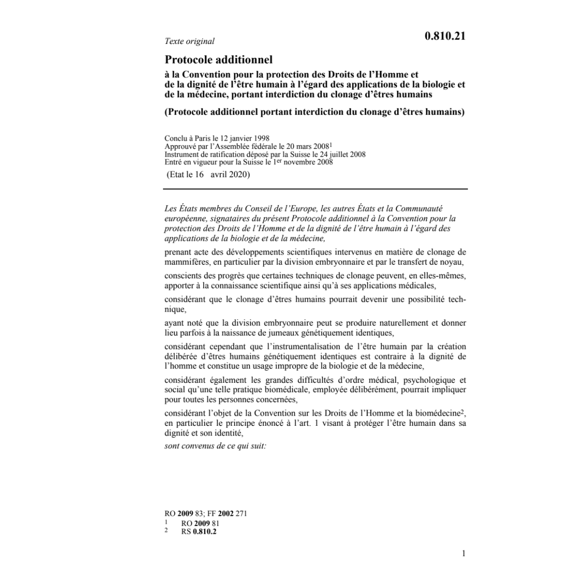PA C Droits de l'Homme