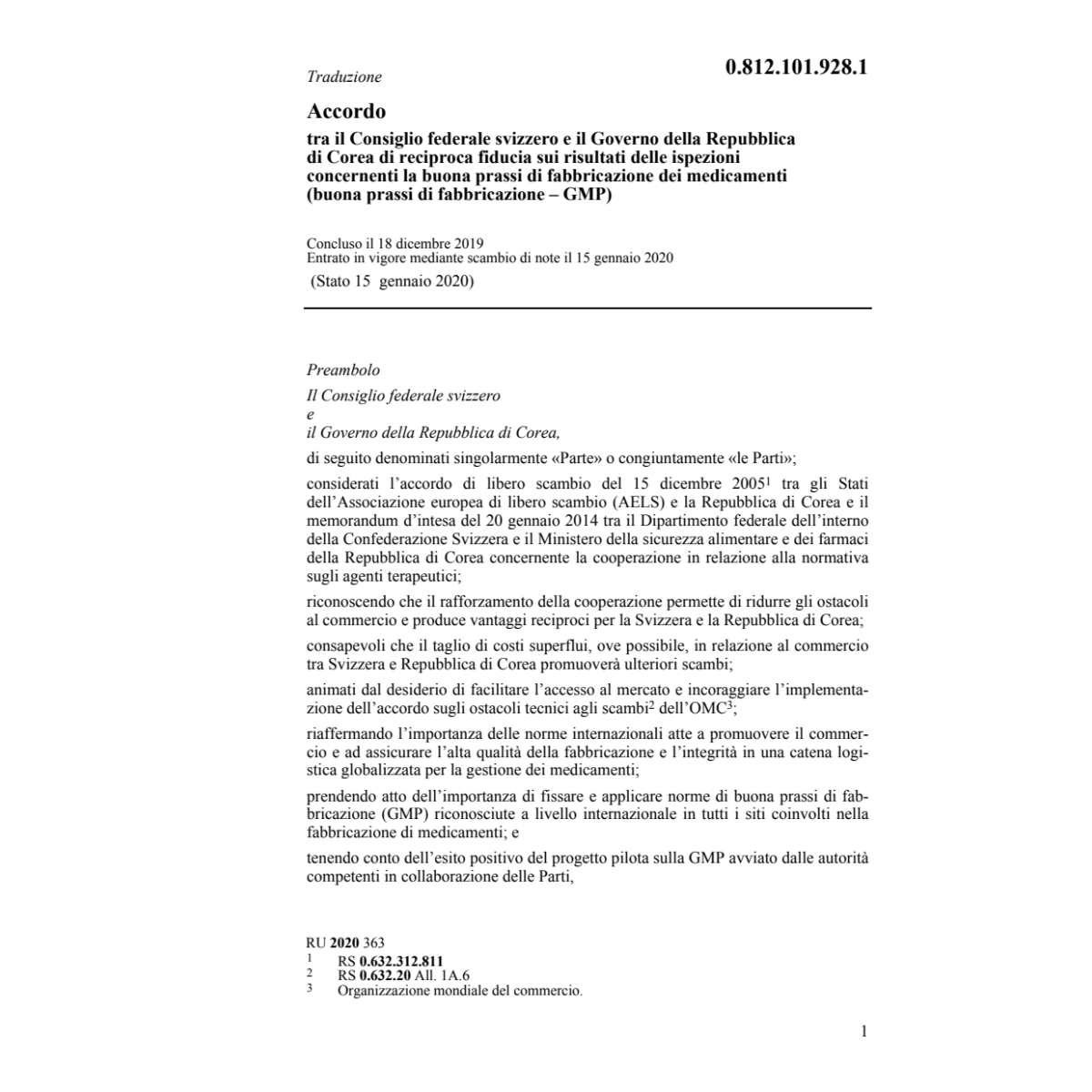 Acc. 18.12.19 CFS Governo Rep. Corea