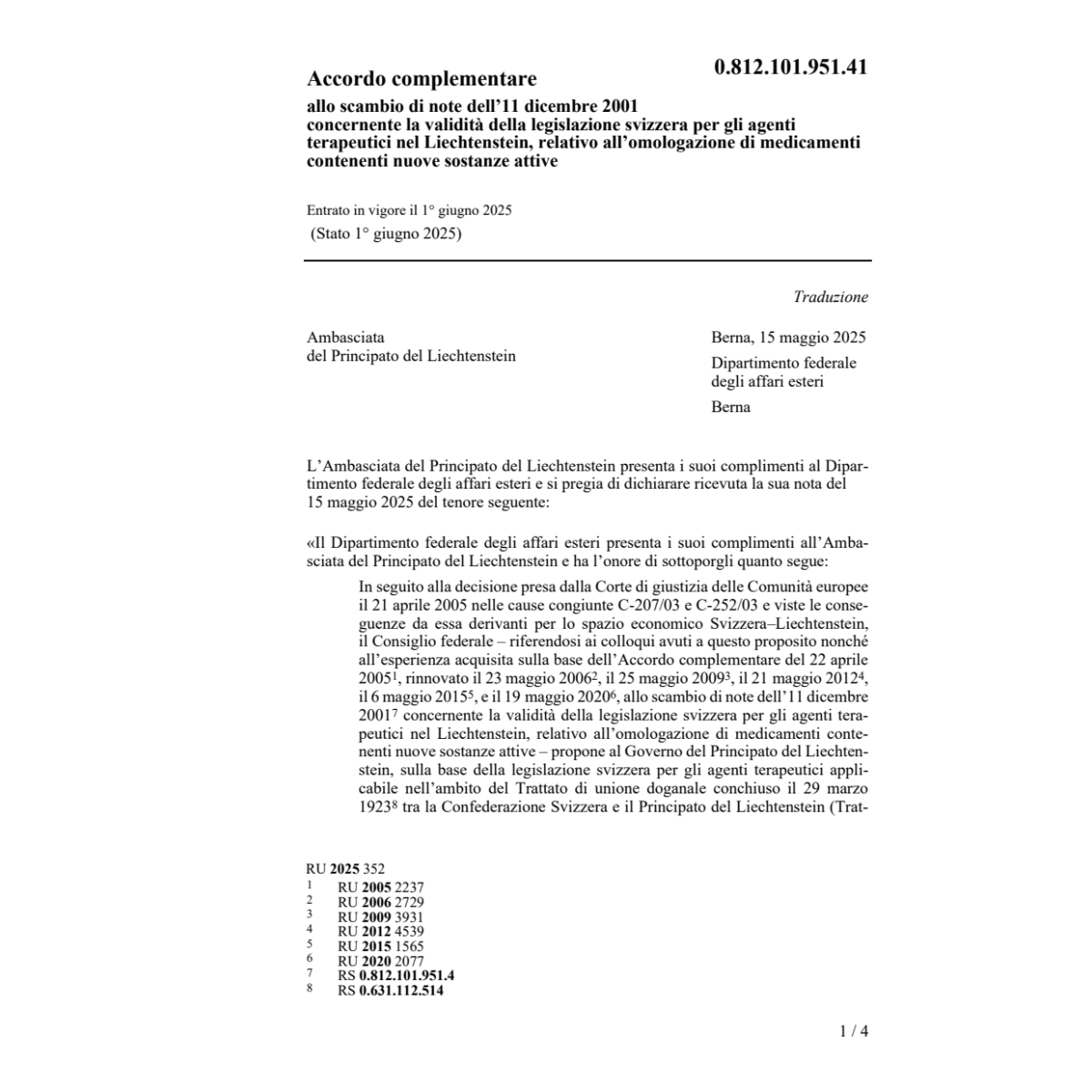 Acc.compl.agenti terapeutici FL