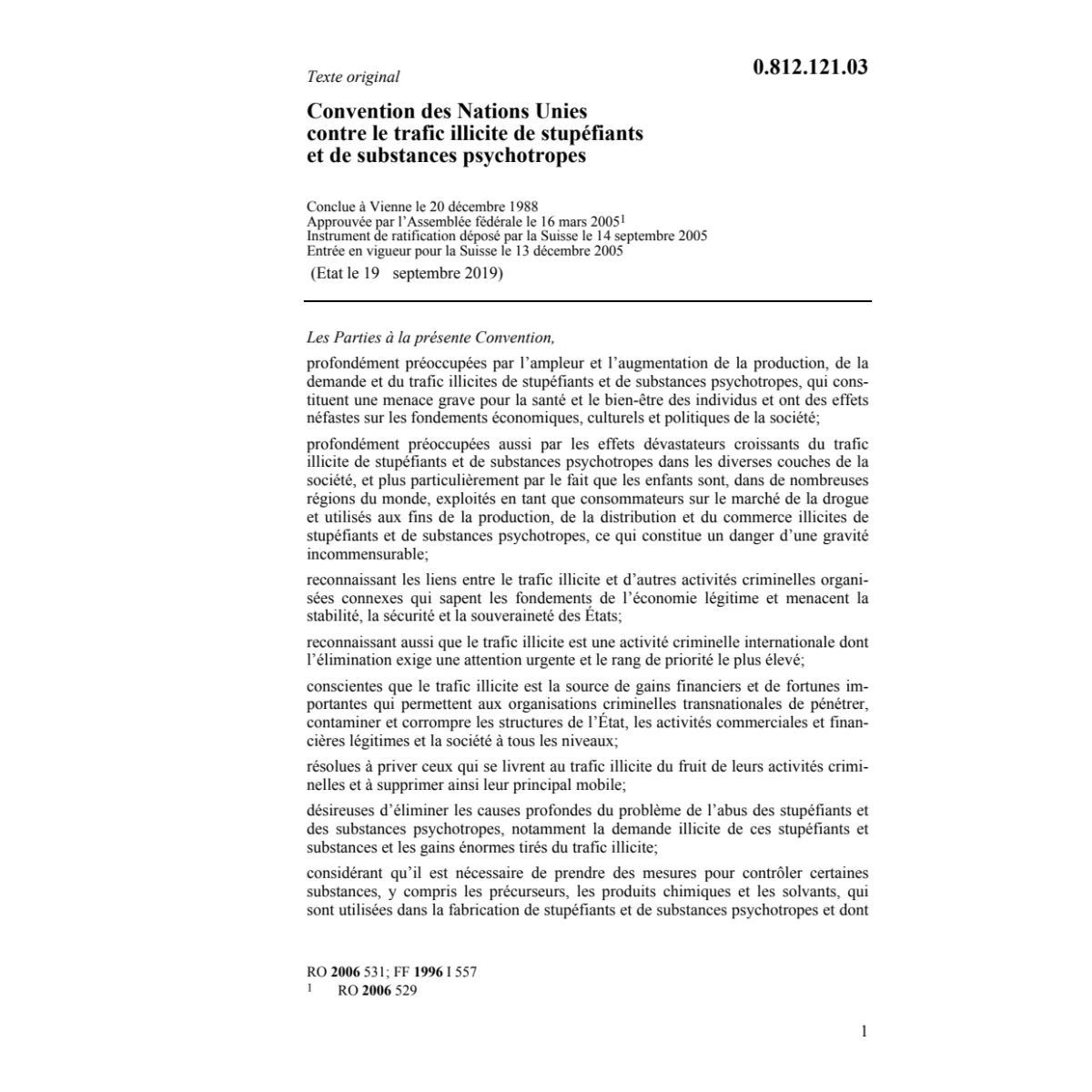Conv.trafic stupéfiants subst.psychotr.