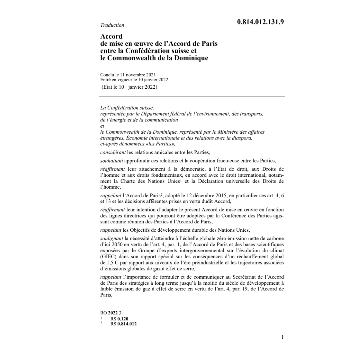 Ac. Commonwealth de la Dominique