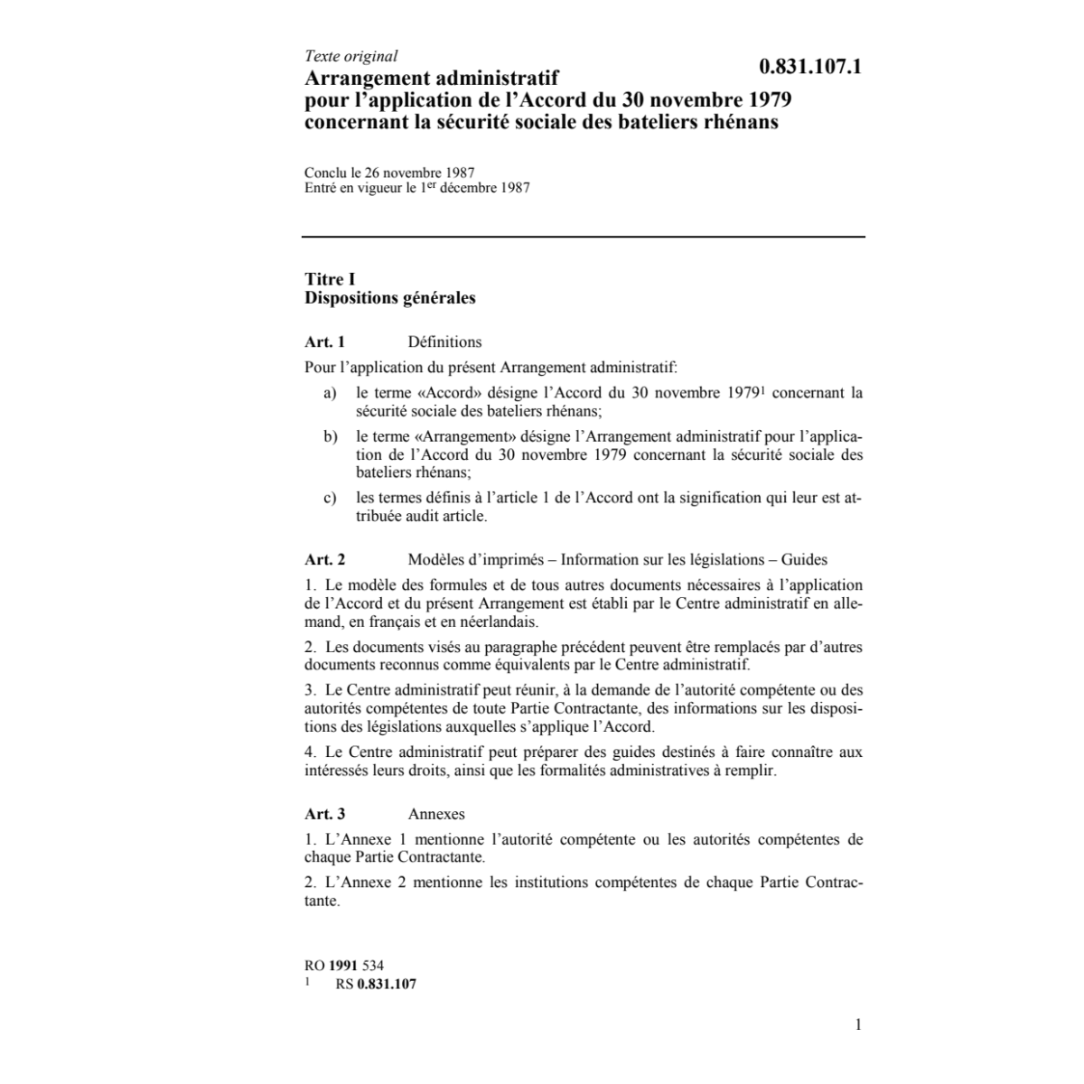 Ar.adm. sécurité soc. bateliers rhénans