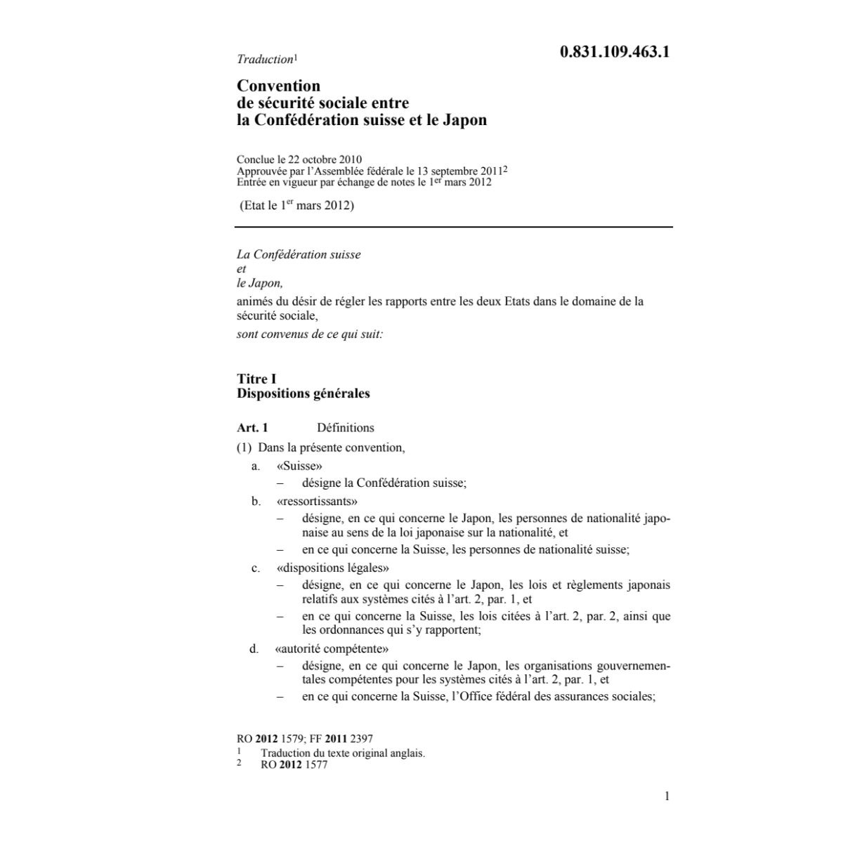 Conv CH-Japon sécurité sociale