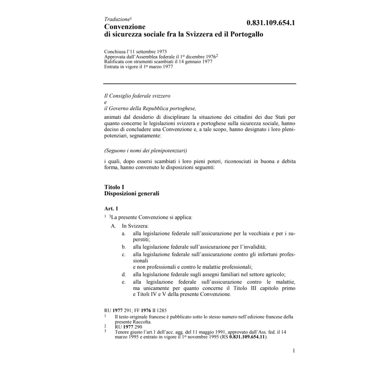Conv. Portogallo, sicurezza sociale