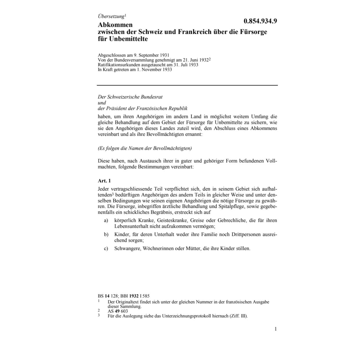 Abk Frankreich Fürsorge für Unbemittelte