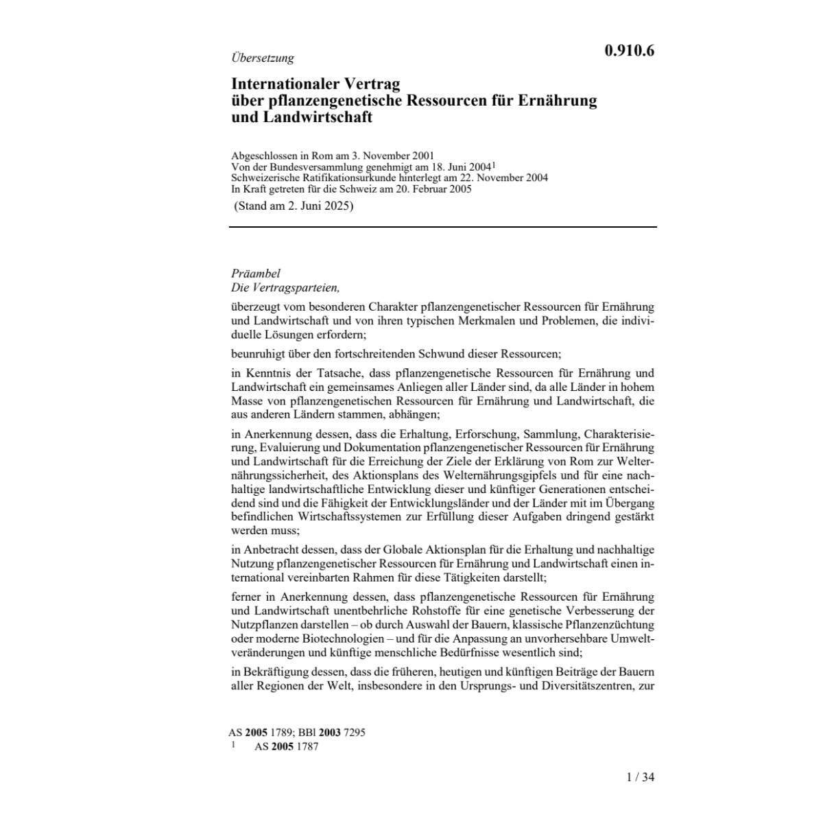 Internat.Vertrag Ressourcen Ernährung