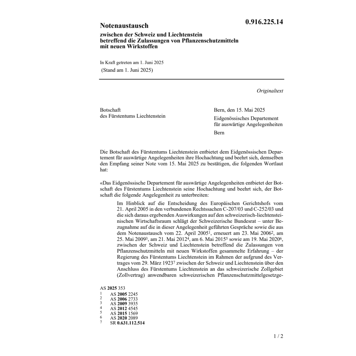 NA CH-FL Pflanzenschutzmittel