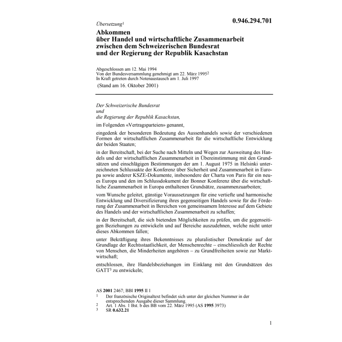 Abk Handel + Zusammenarbeit Kasachstan