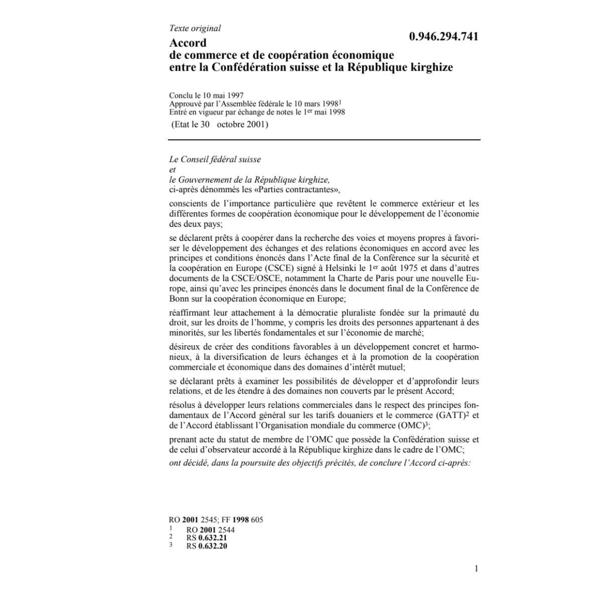 Ac commerce République kirghize