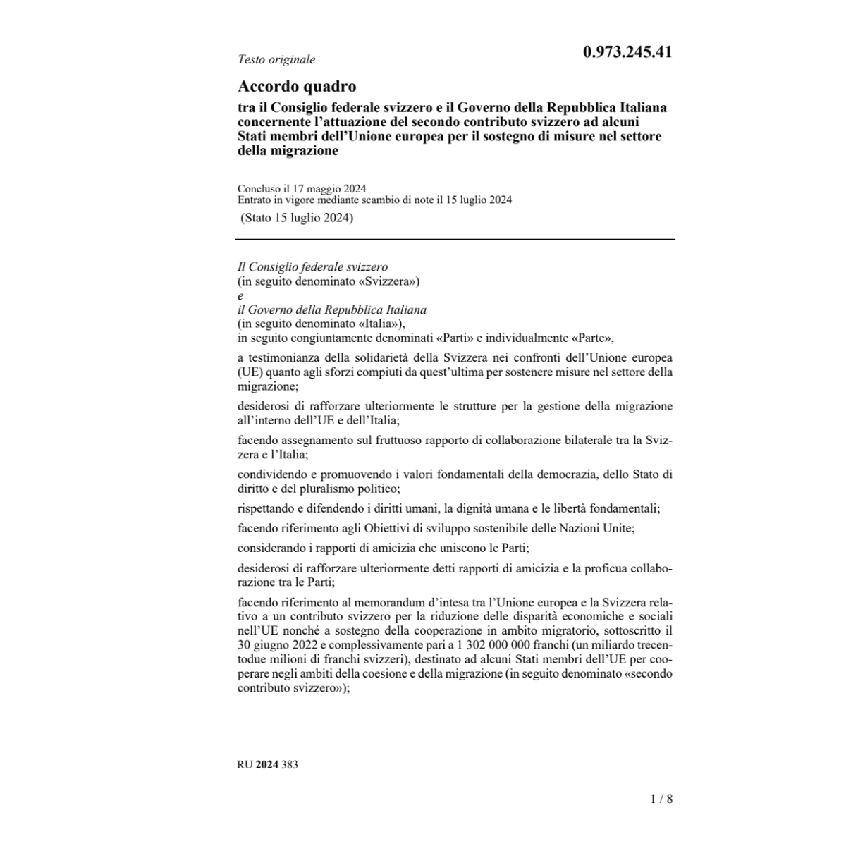Ac. 17.05.2024 Cfs Repubblica Italiana
