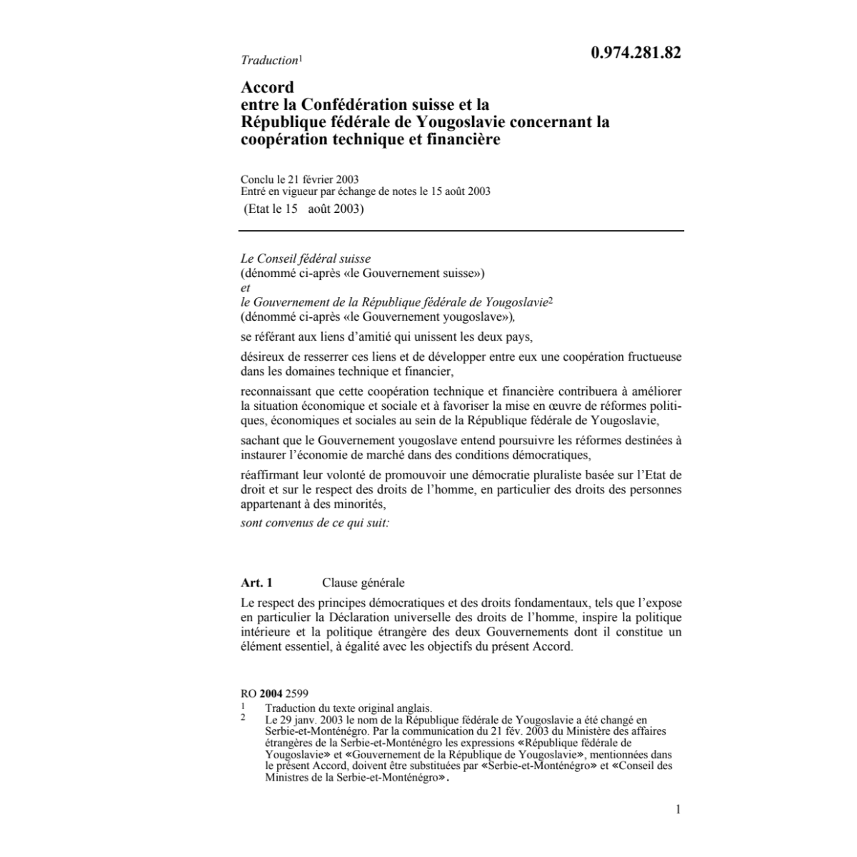 Acc.CH-J coopération technique