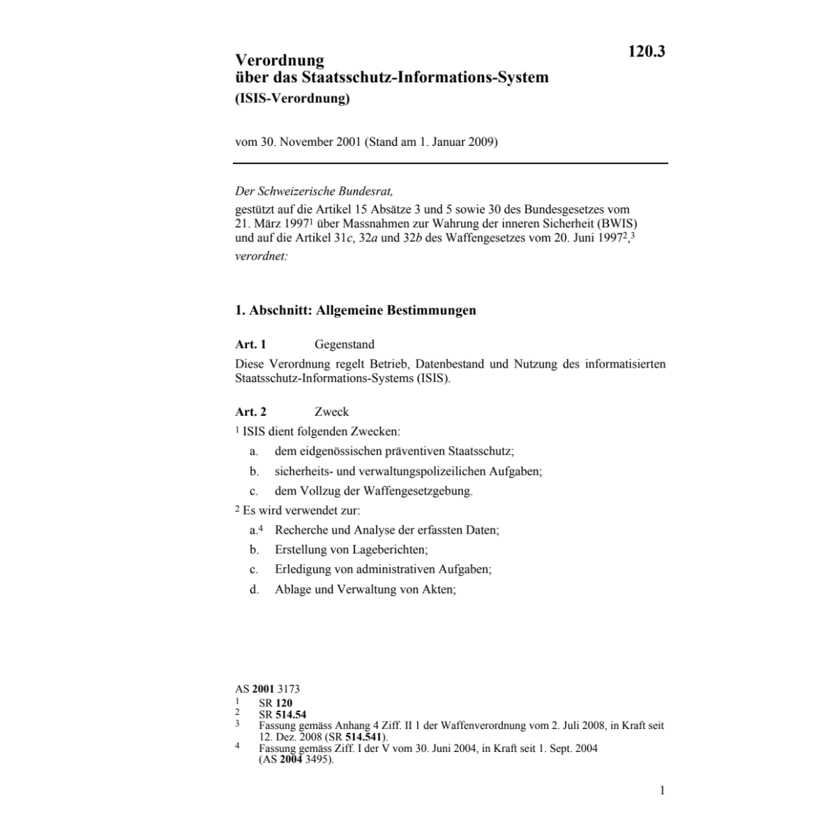 V ISIS Staatsschutz-Info-System