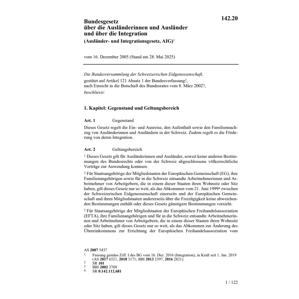 Ausländergesetz