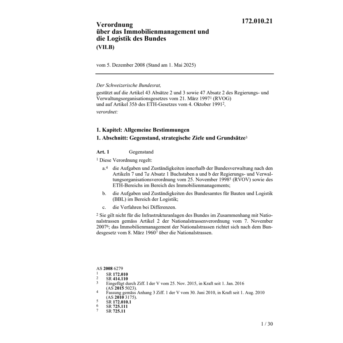 V Immobilienmanagement des Bundes, VILB