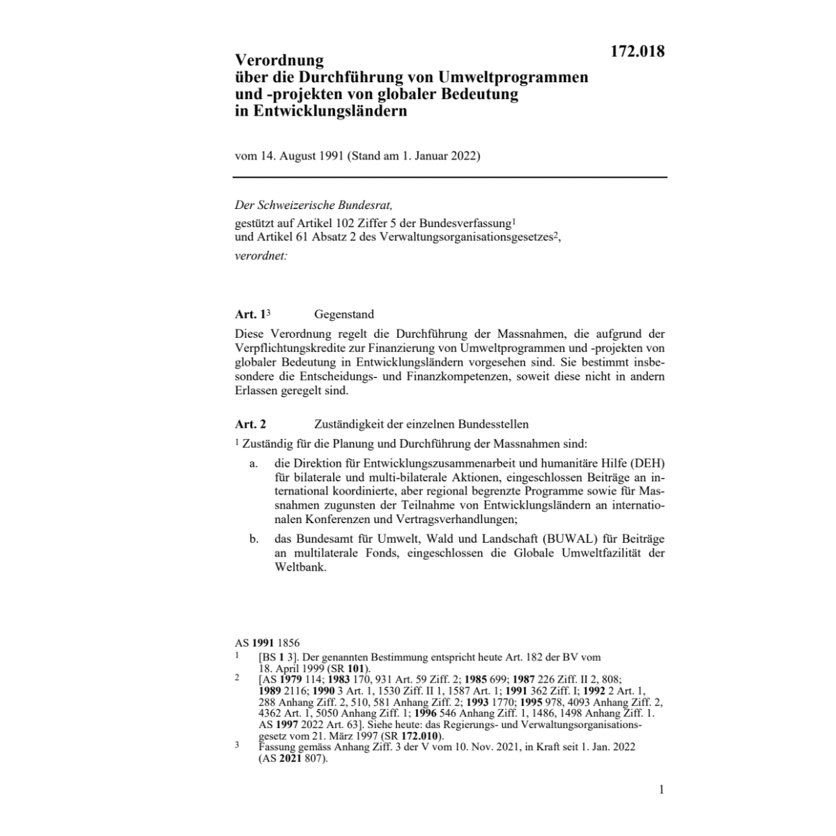 V Durchführung Umweltprogrammen