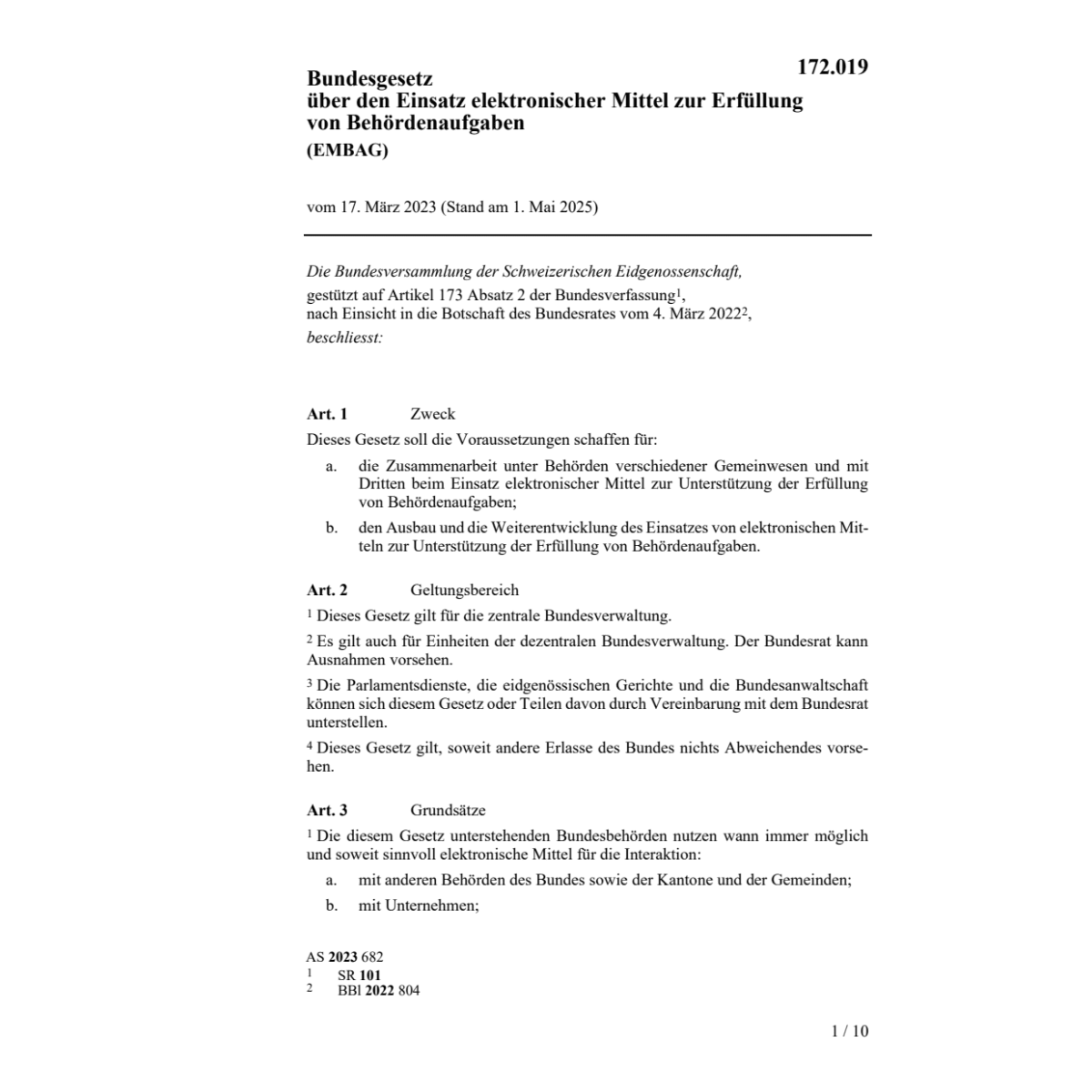 BG elektronischer Mittel Behördenaufgabe