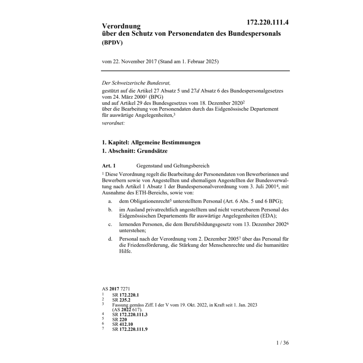 V Schutz Personaldaten Bundesverwaltung
