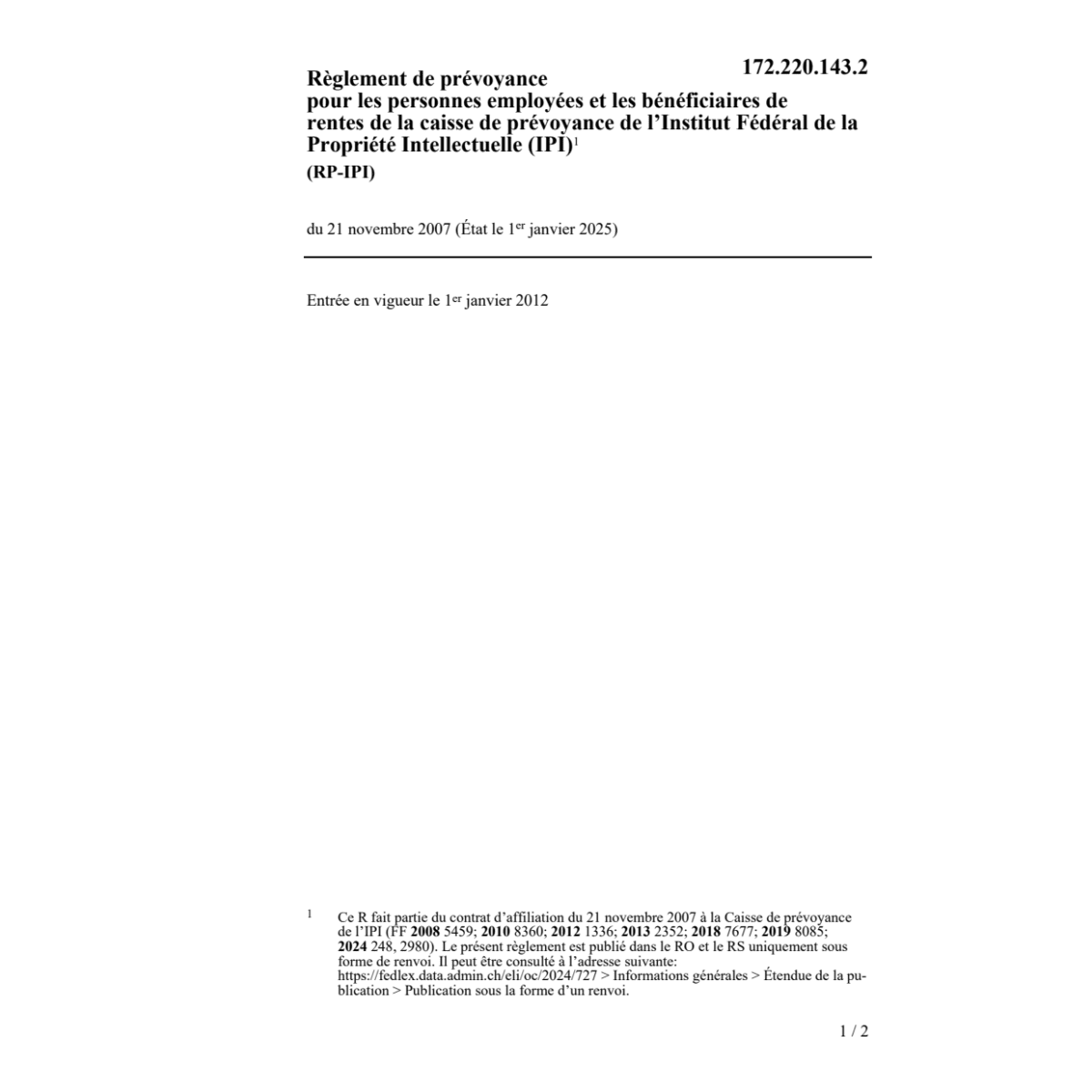 R prévoyance IPI RP-IPI