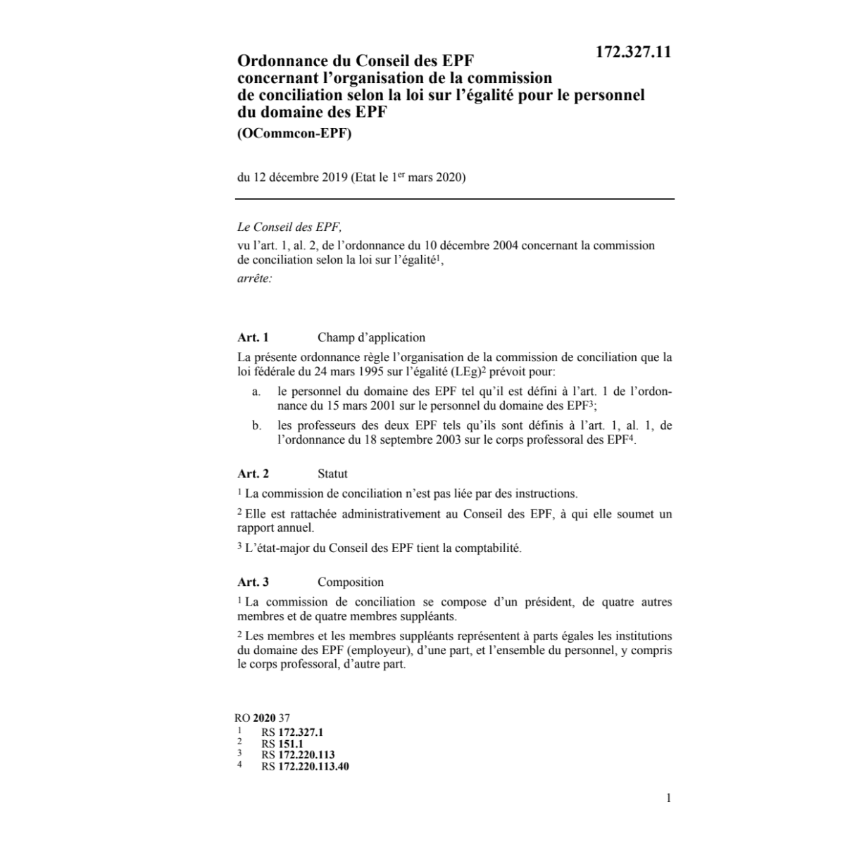 O 12.12.19 organisation commission conci