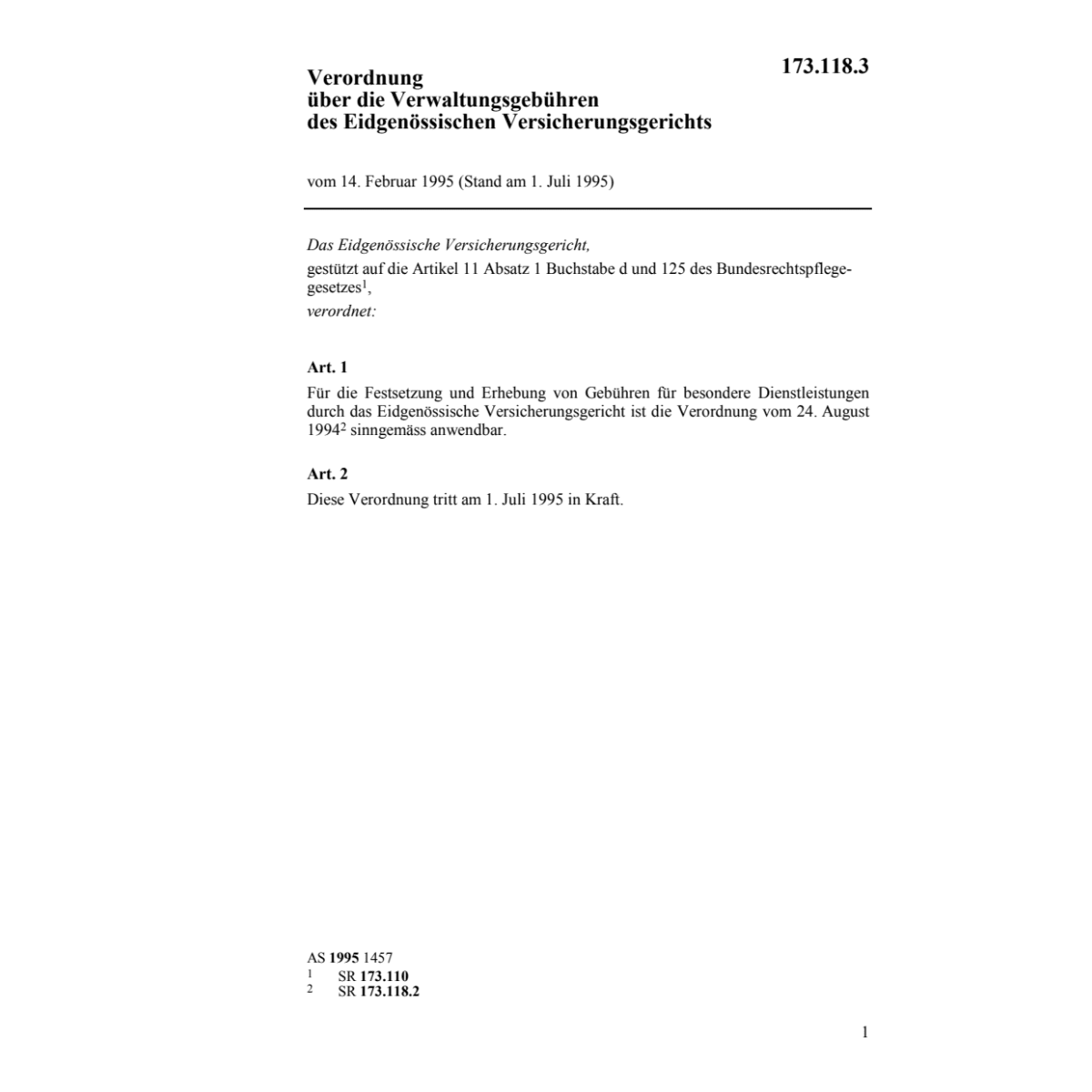 V Verw.gebühren Versicherungsgericht
