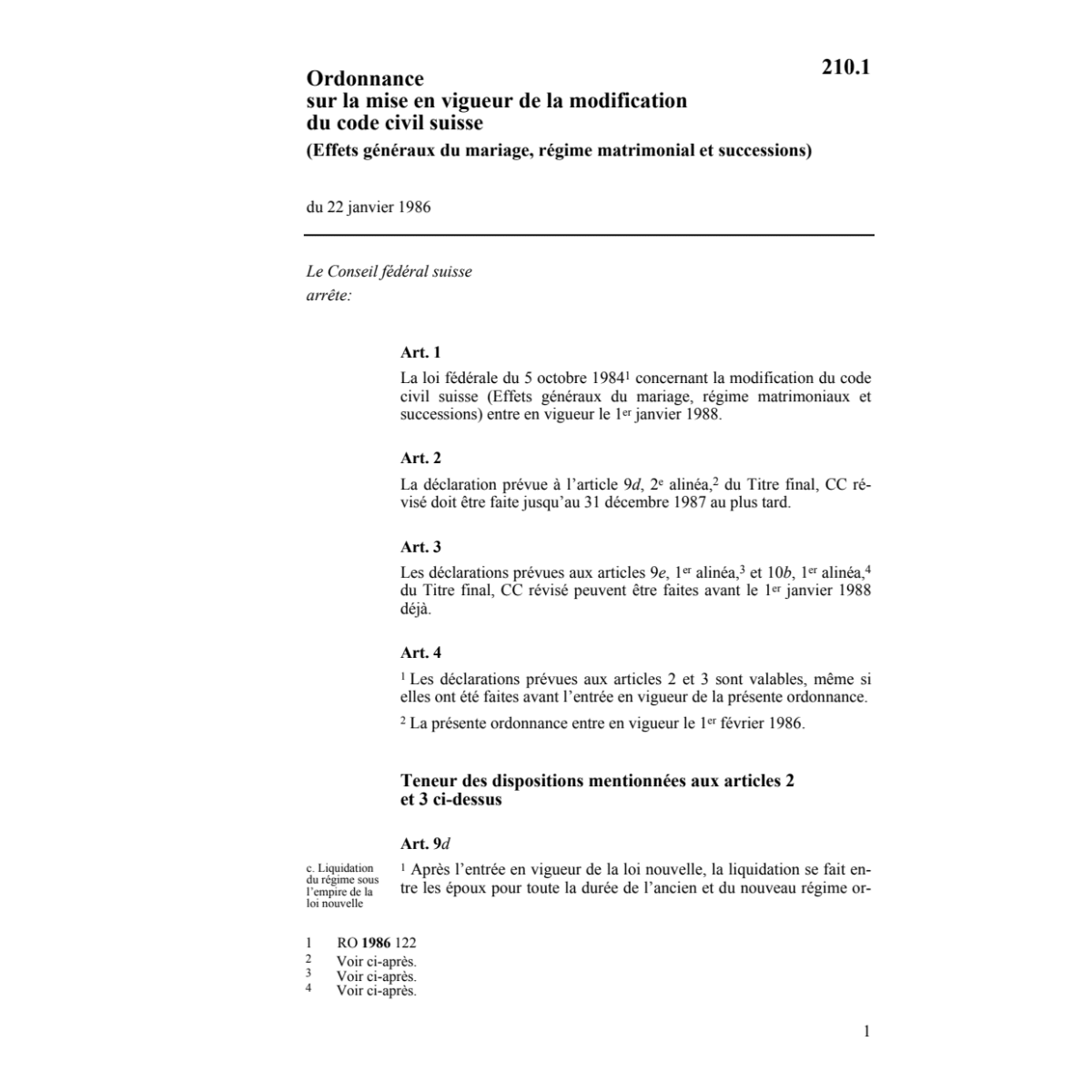 O CCS Effets matrimonial successions