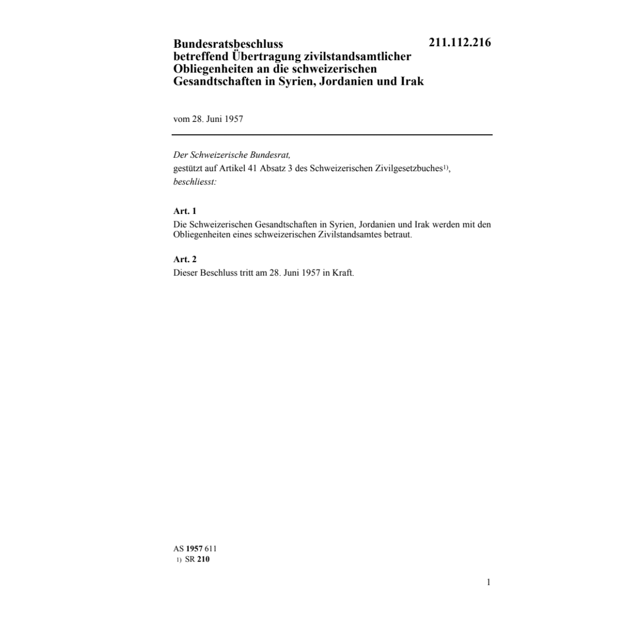 BRB zivilstandsamtliche Obliegenheiten