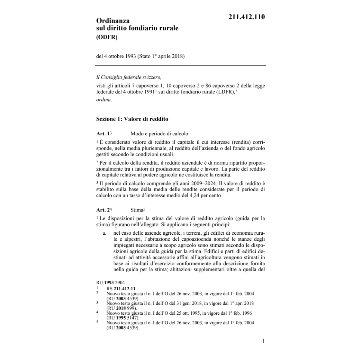 O diritto fondiario rurale, ODFR