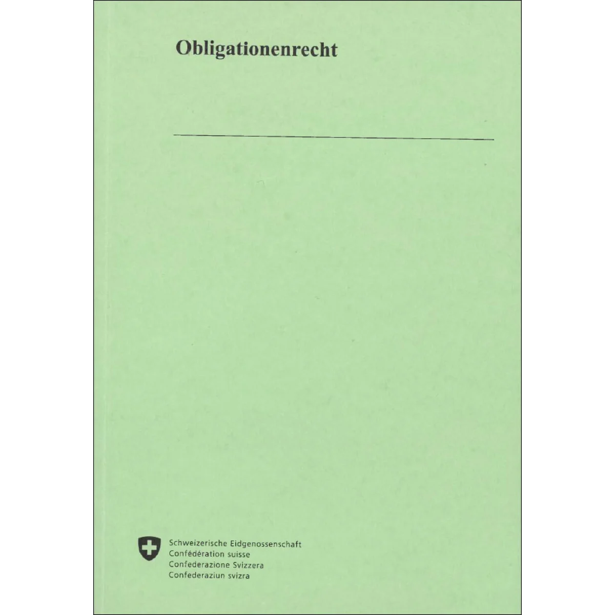 Obligationenrecht; OR, 1.1.2024