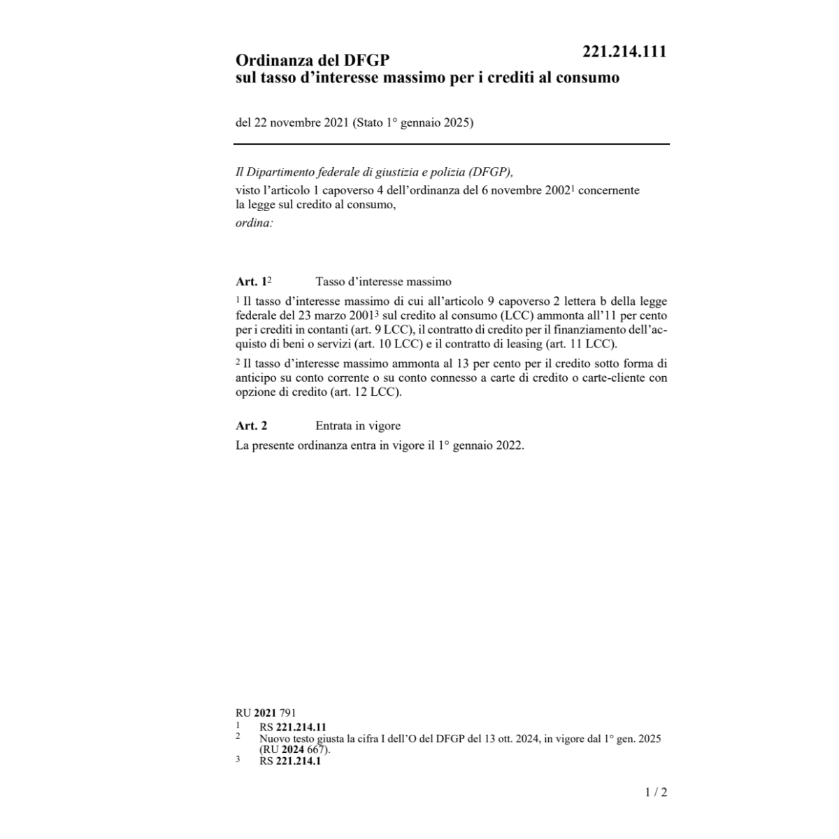 O DFGP 17.6.16 interesse crediti consumo