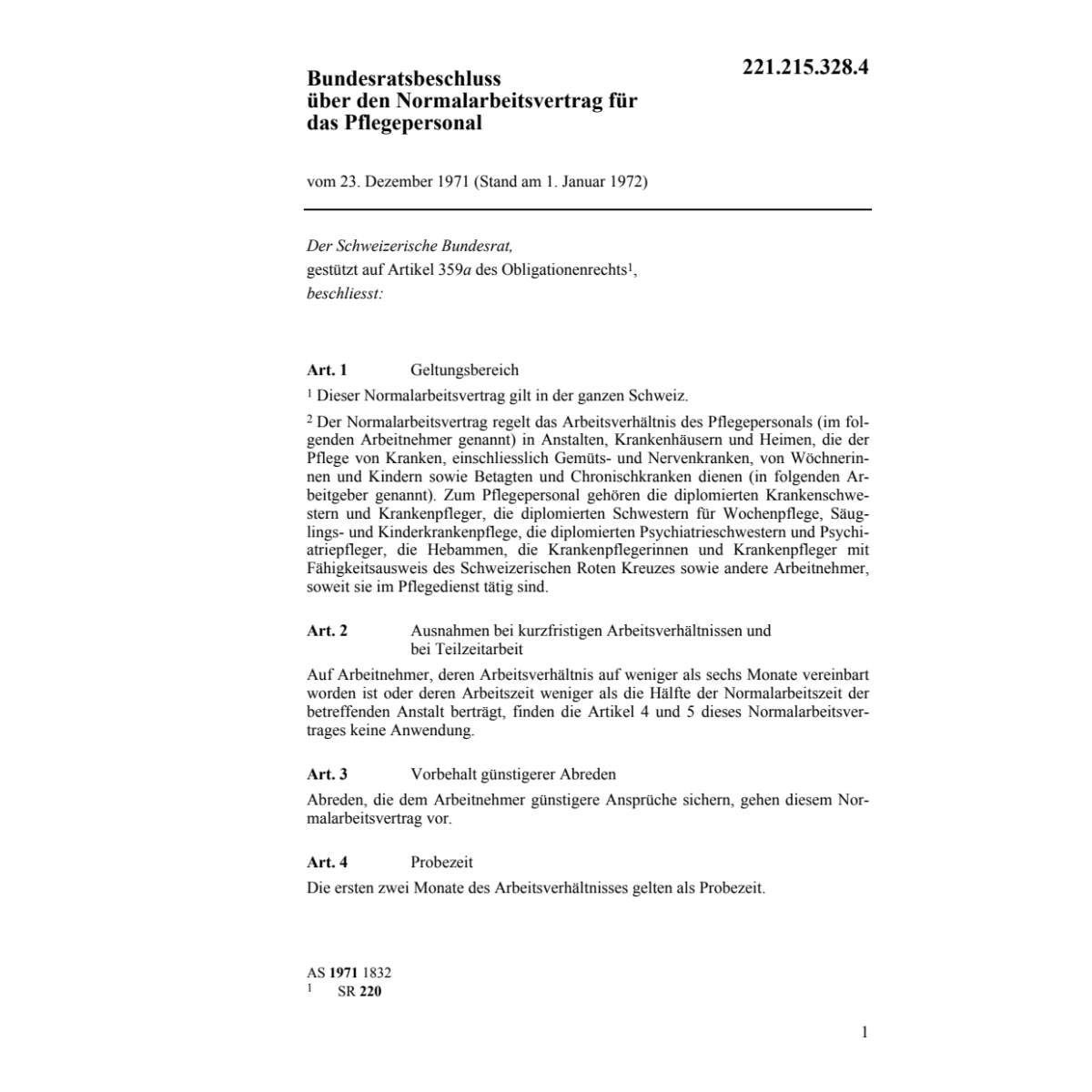 BRB NAV Pflegepersonal