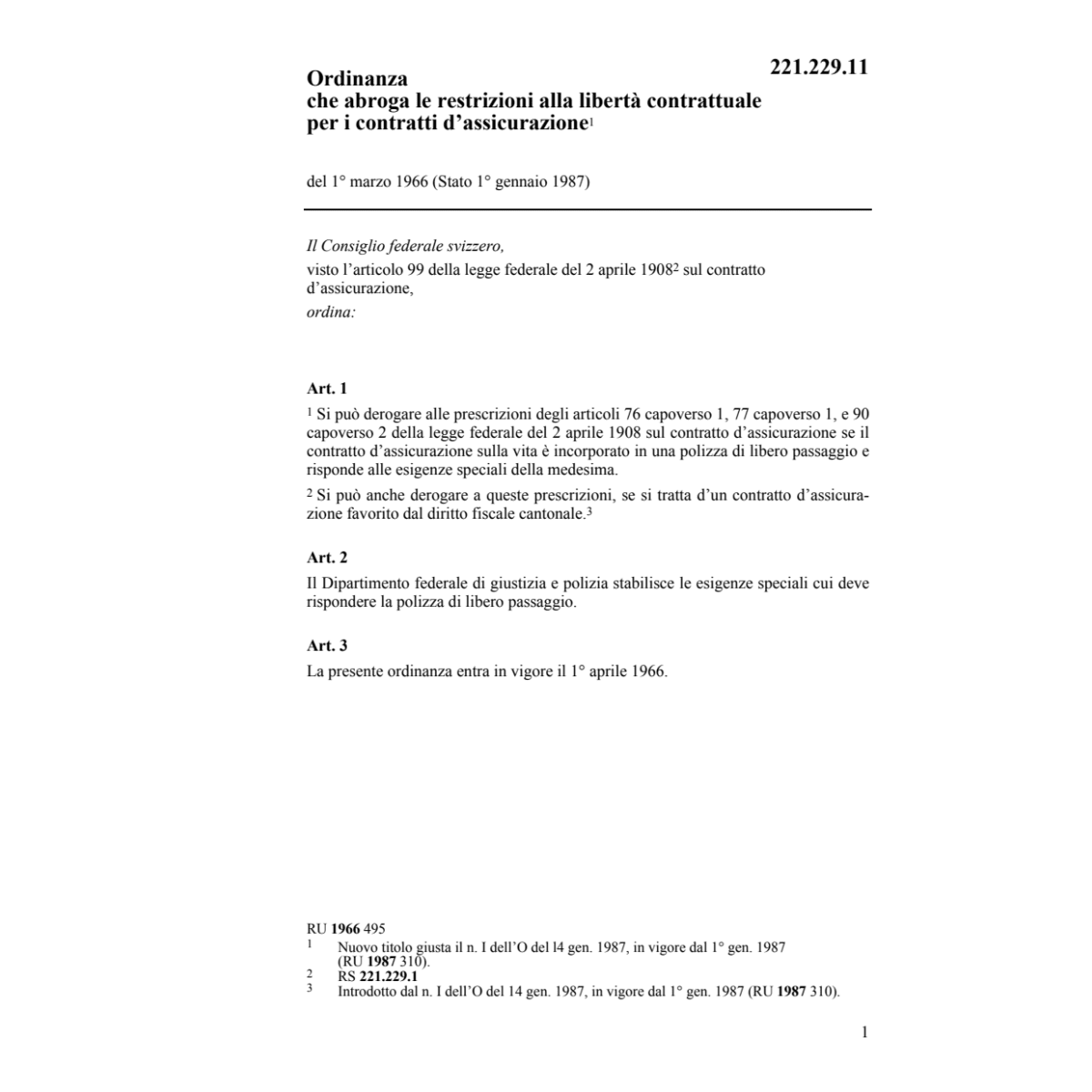 O contratti d'assicurazione