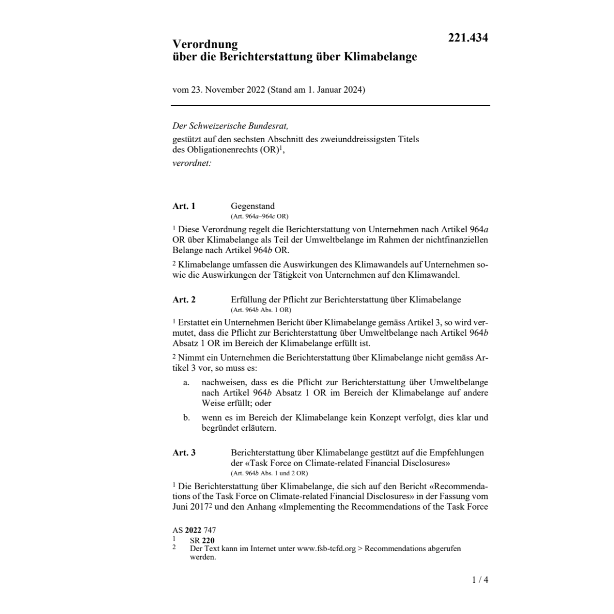 V Berichterstattung Klimabelange