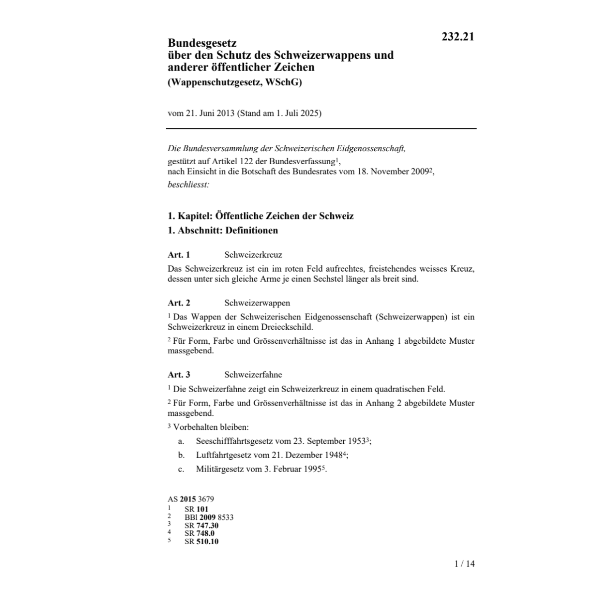 BG Schutz öffentlicher Wappen