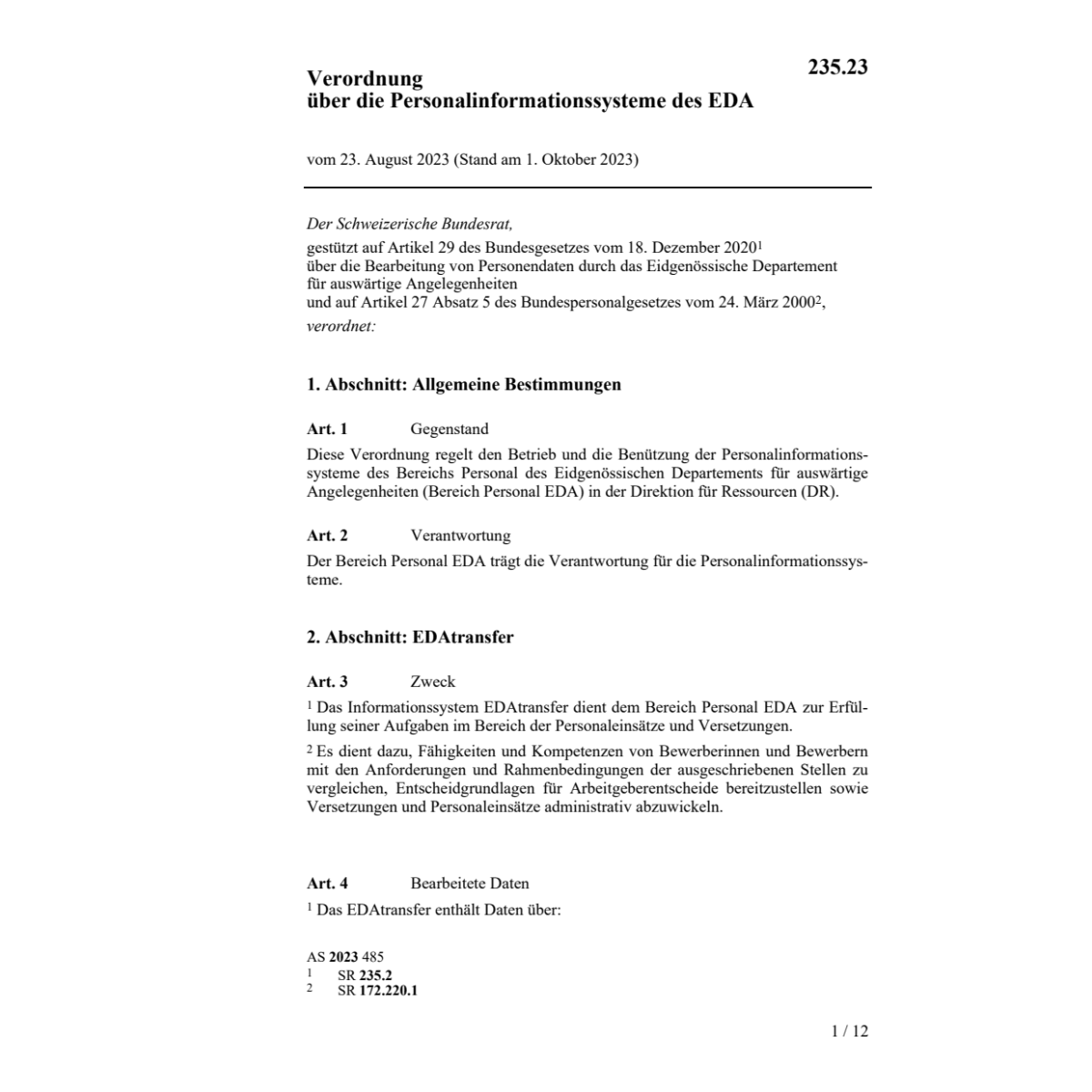Tangram-Verordnung