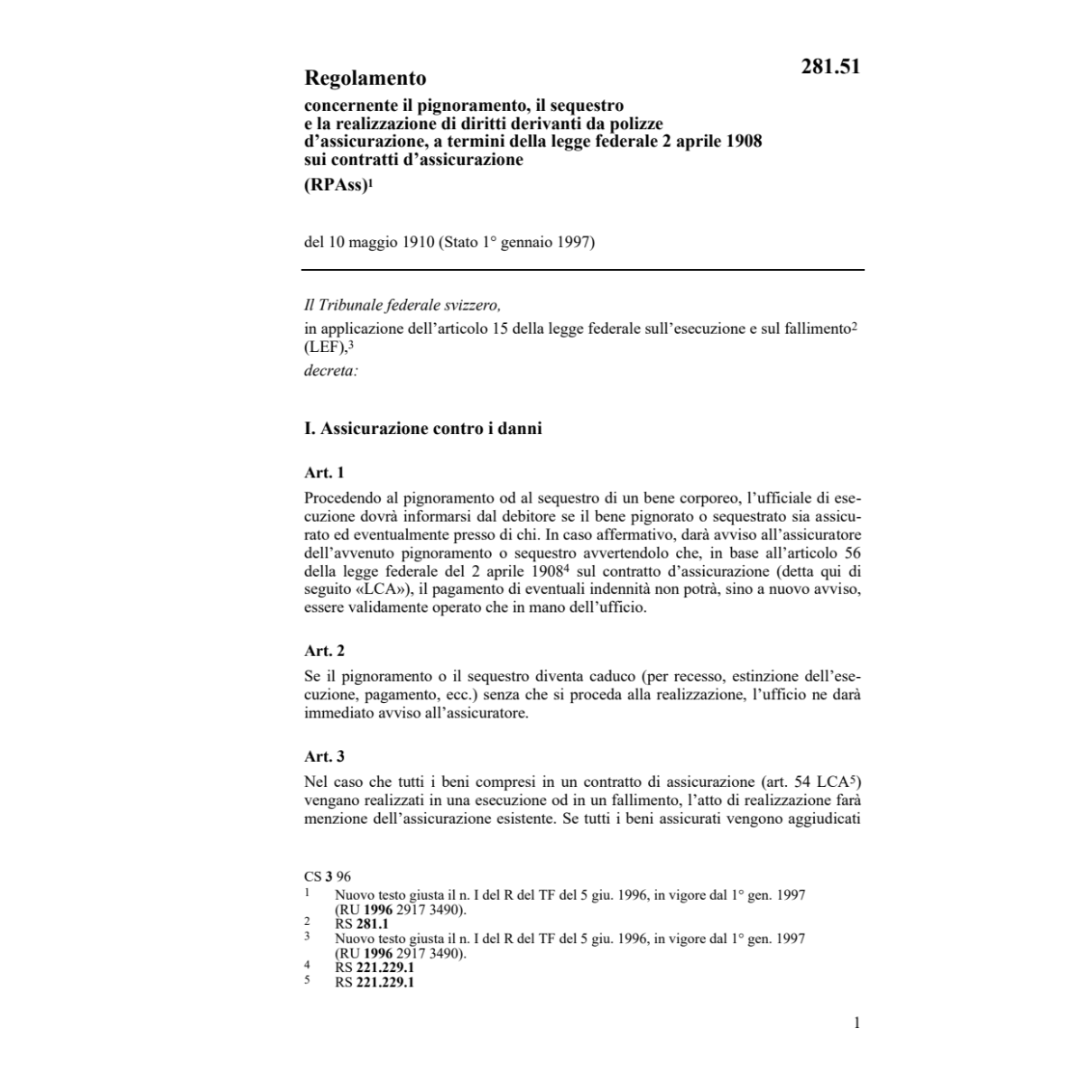 R diritti derivanti da polizze d'assicu.