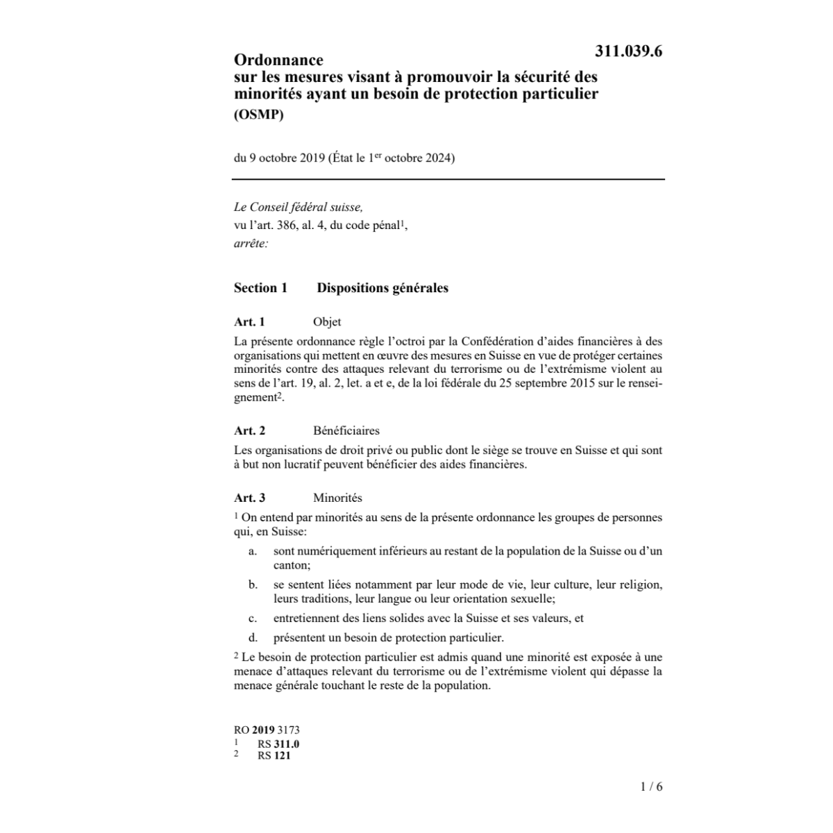 O 9.10.19 mesures protection particulier
