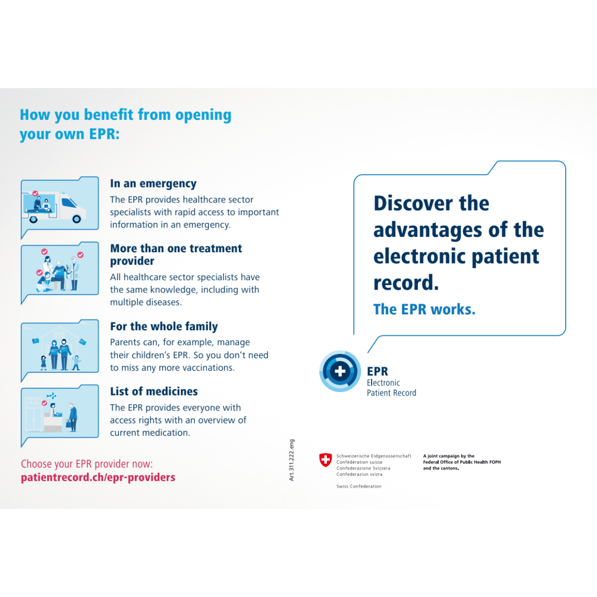 EPR Flyer for patients