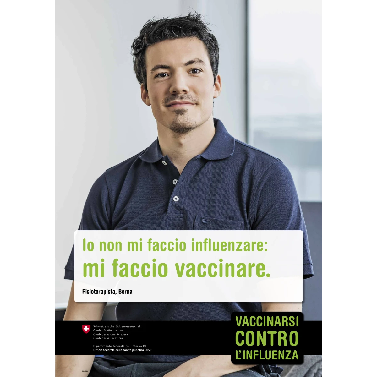 A3-manifesto influenza, fisioterapista