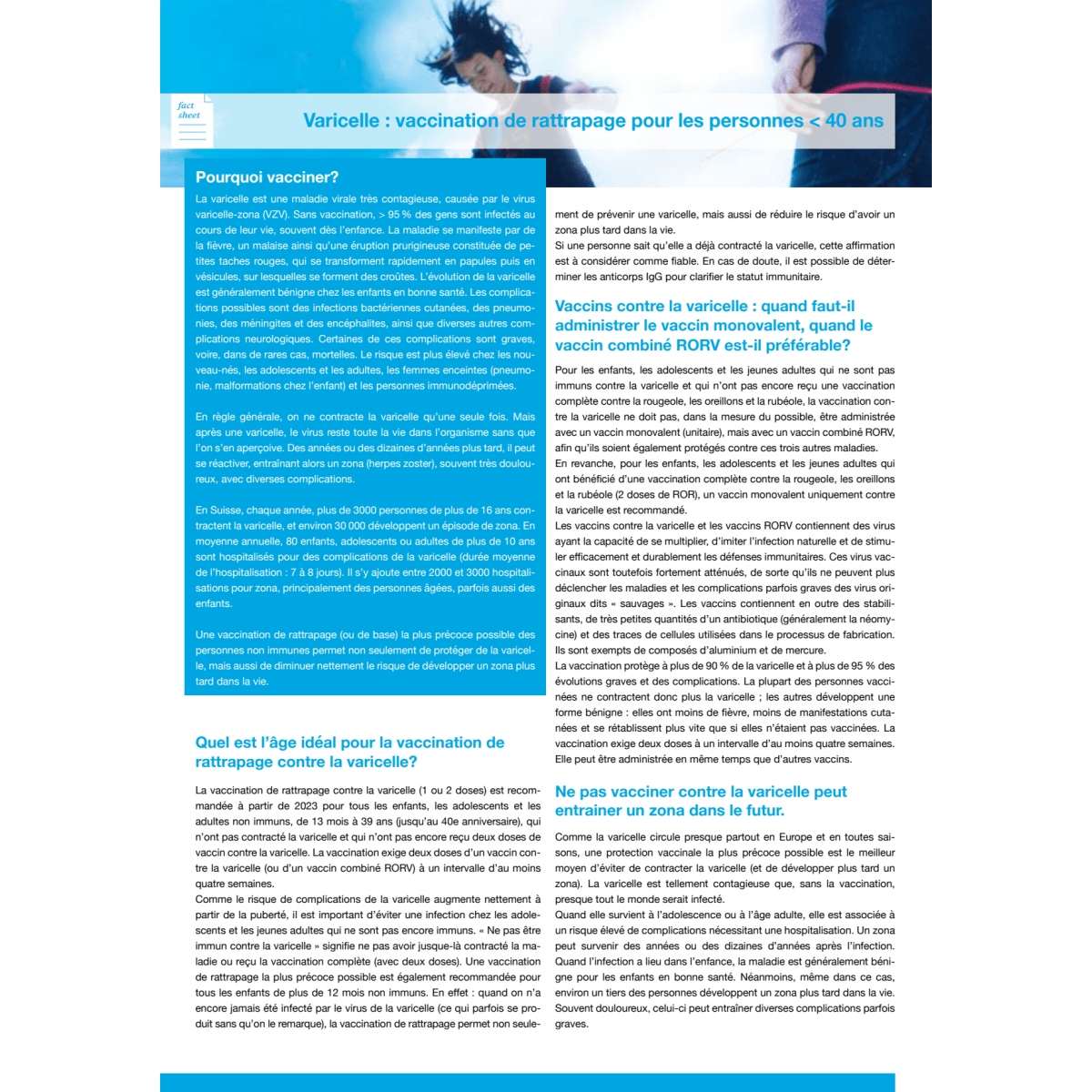 Bloc à 50 Factsheet RORV < 40 ans