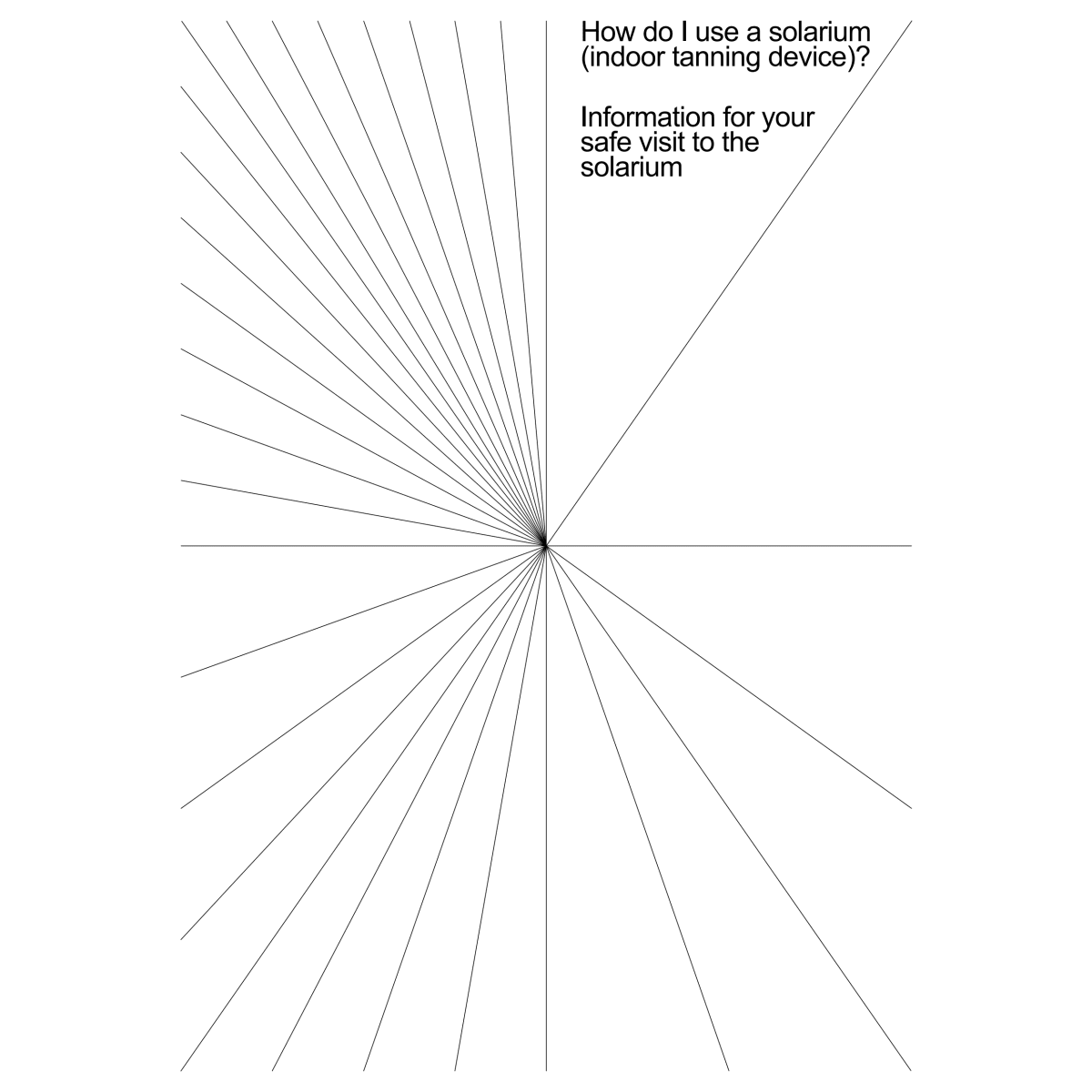 How do I use a solarium indoor device?