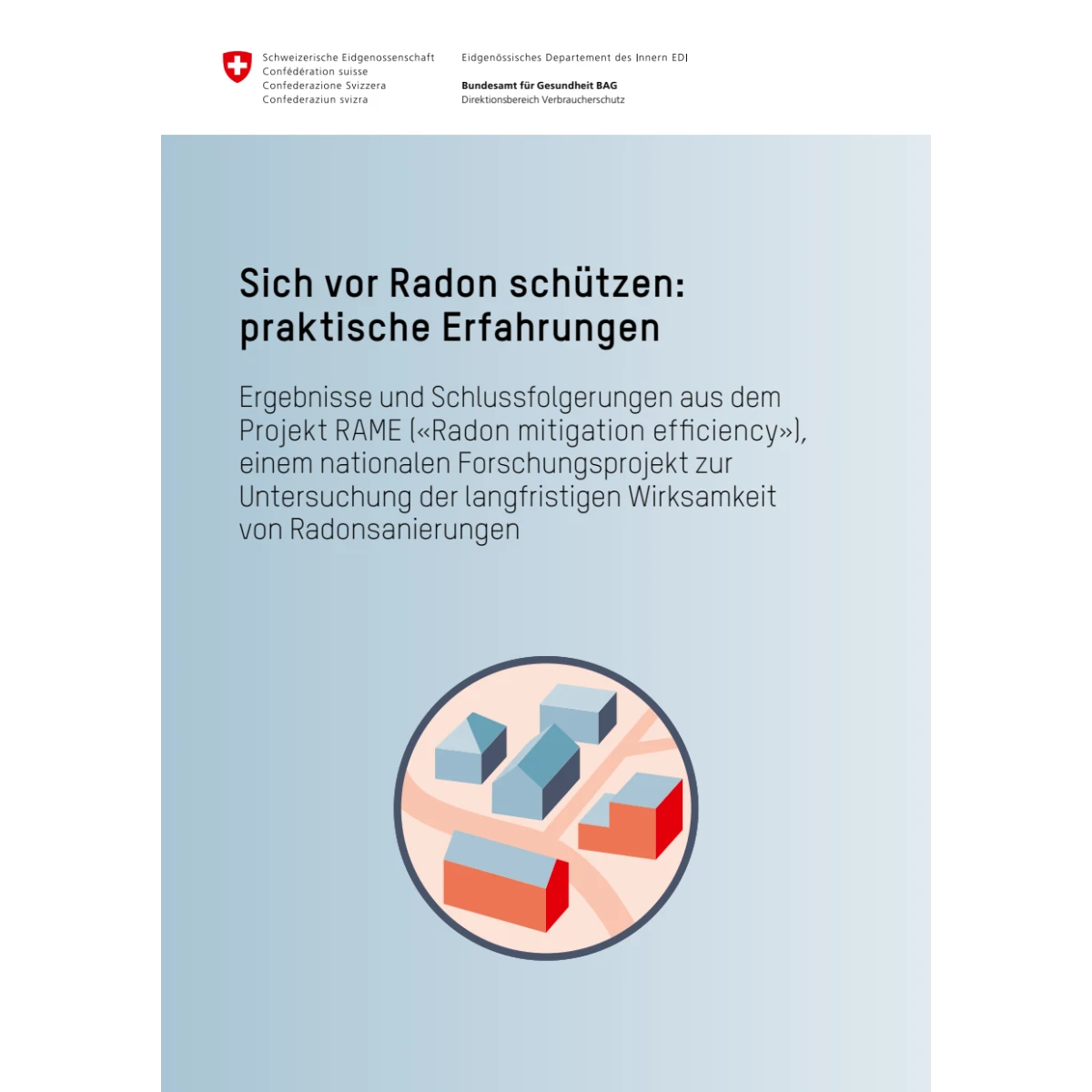 Broschüre Sich vor Radon schützen